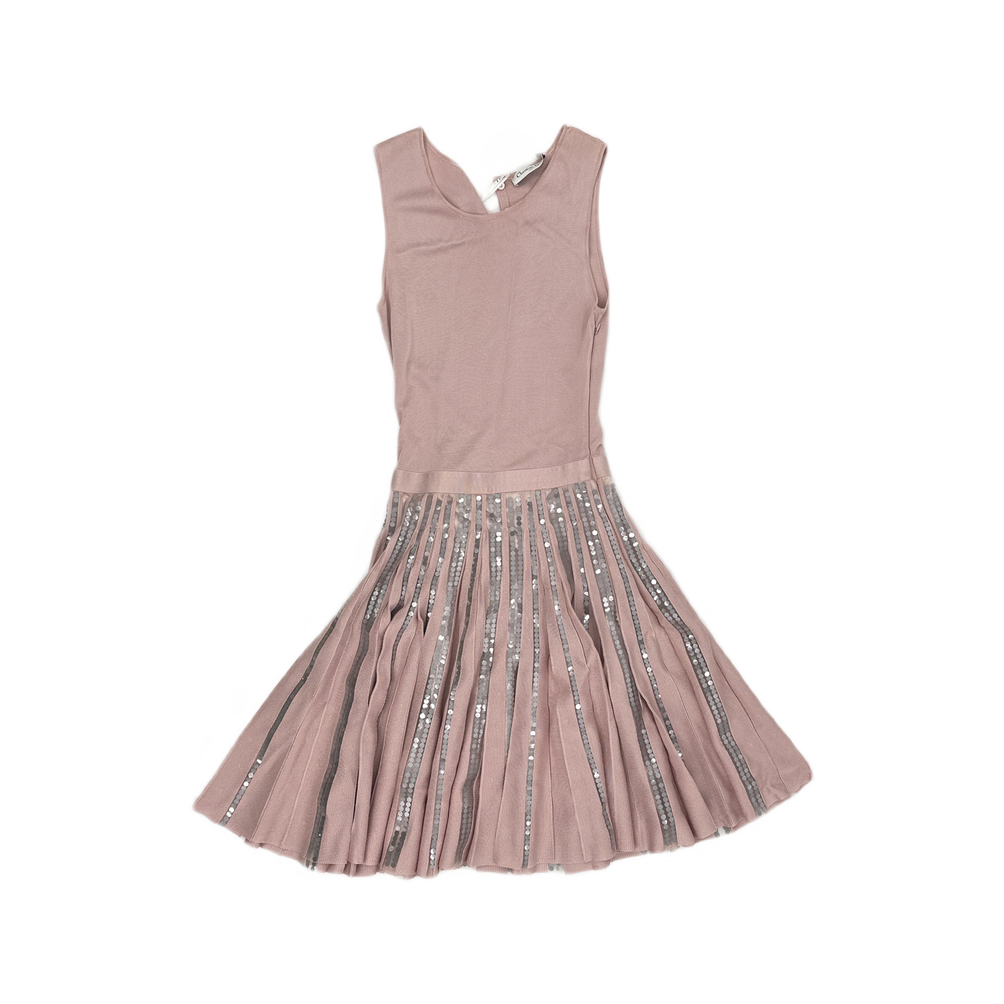 Dior Dior Sequin Trim Sleeveless Dress Size 38 Size S / US 4 / IT 40 - 1 Thumbnail