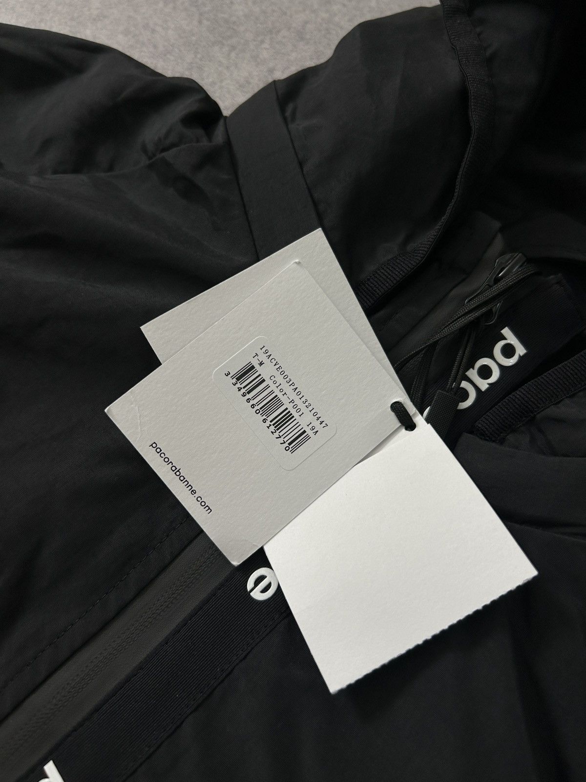 Paco Rabanne Paco Rabanne Nylons wind breaker black women’s size M Size M / US 6-8 / IT 42-44 - 4 Thumbnail