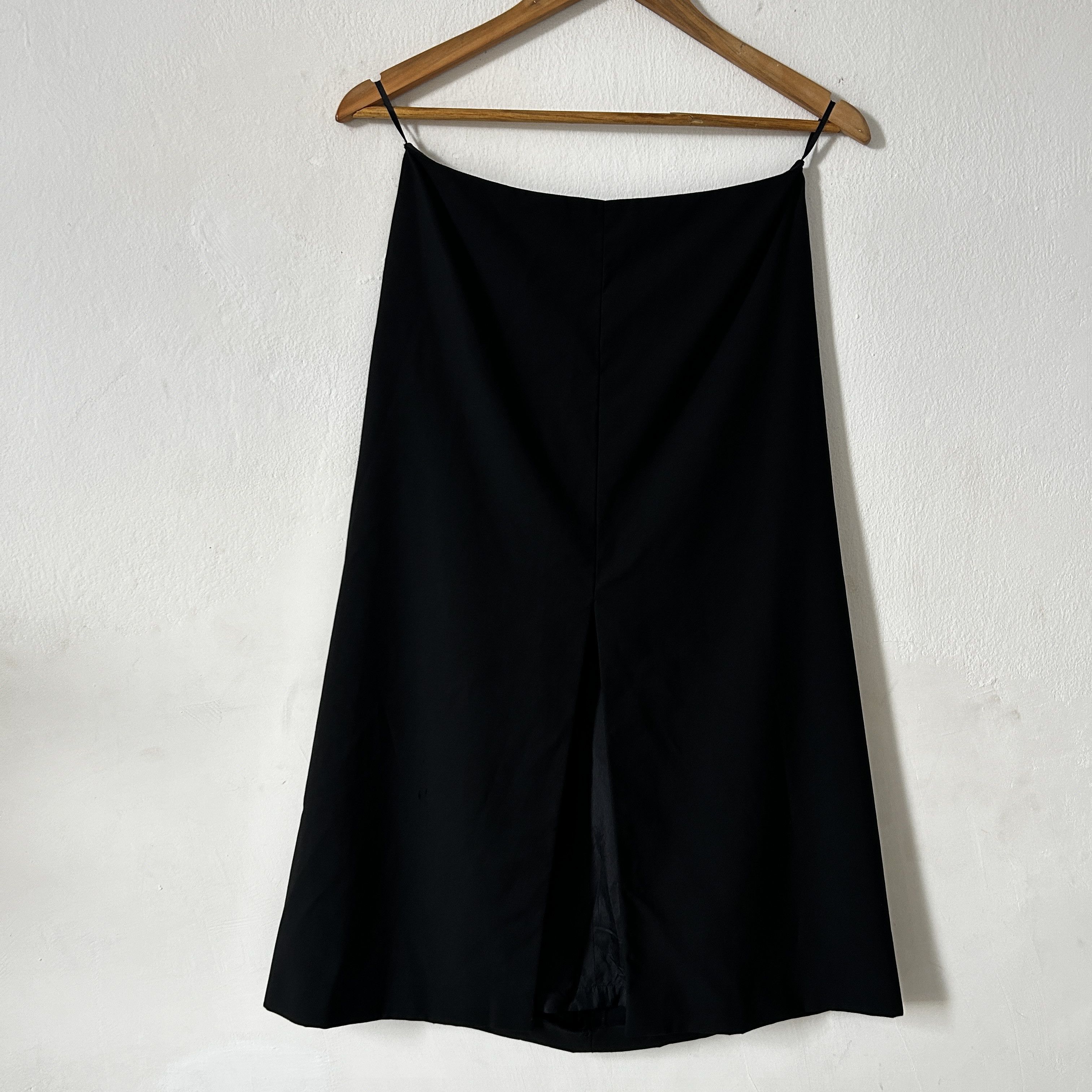 Jil Sander Jil Sander black pencil high waisted slit skirt Size 27" / US 4 / IT 40 - 7 Thumbnail