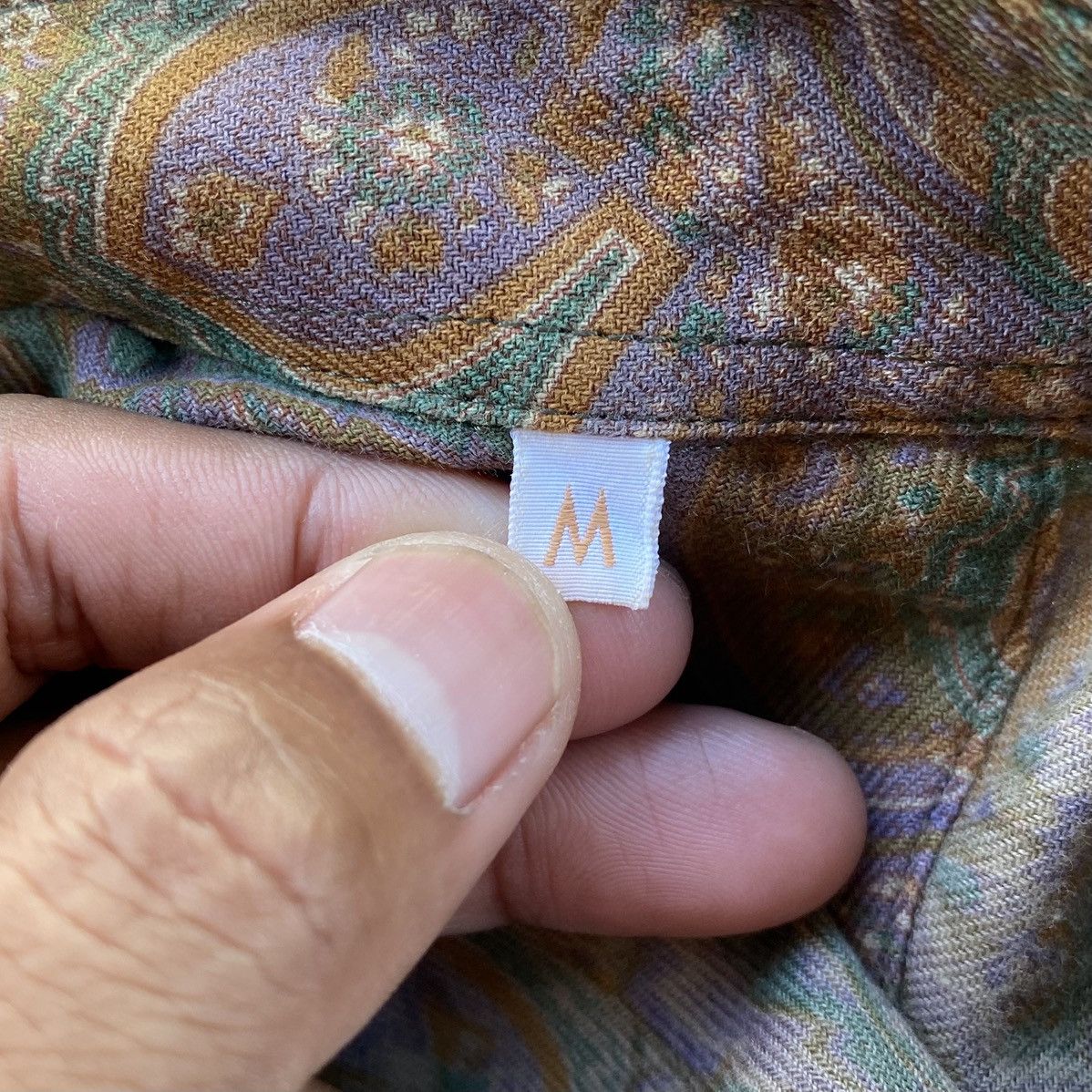 Christian Dior Monsieur Vintage Christian Dior Paisley Shirt Button Christian Dior Size US M / EU 48-50 / 2 - 12 Thumbnail