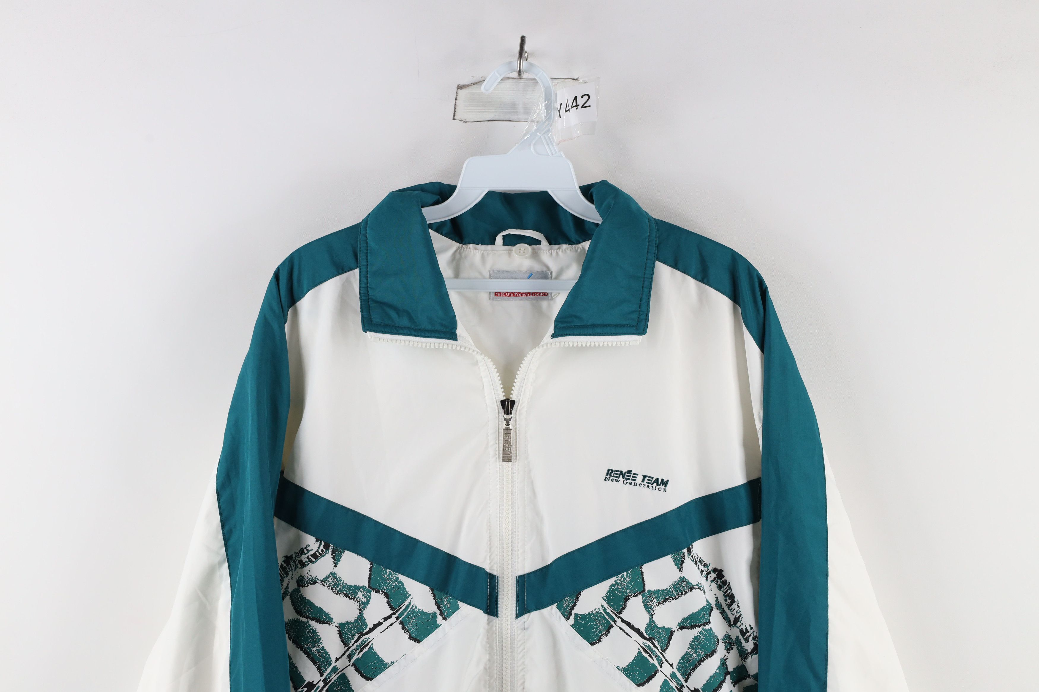 Vintage Vintage 90s Streetwear French Freedom Windbreaker Jacket Size L / US 10 / IT 46 - 2 Thumbnail