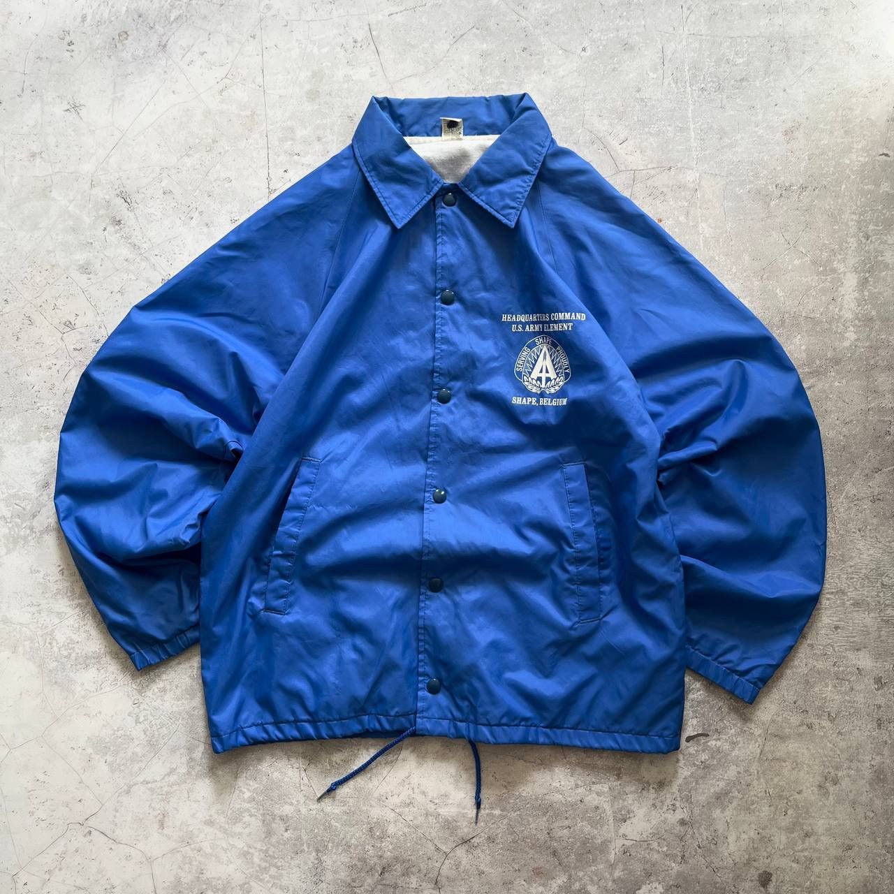 Vintage Rare 1980s Vintage Headquarters Command US Army Coach Jacket Size US M / EU 48-50 / 2 - 2 Thumbnail
