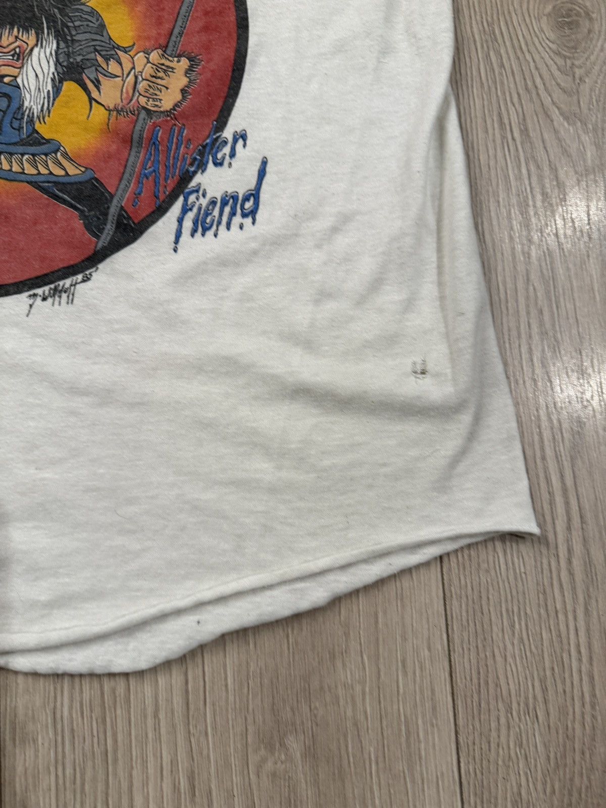 Band Tees Vintage Motley Crue Theatre Of Pain T Shirt 1985 80s METAL Size US L / EU 52-54 / 3 - 4 Thumbnail
