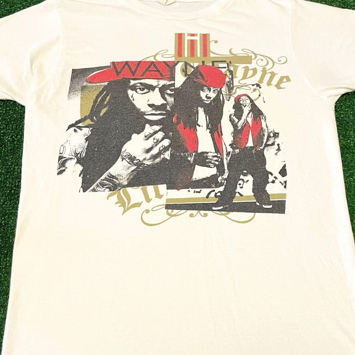 Vintage VINTAGE Y2K Lil Wayne Rap Tee Hip Hop 2000s Shirt Mens Small White S Rare Rap Shirt Mens Size US S / EU 44-46 / 1 - 4 Thumbnail