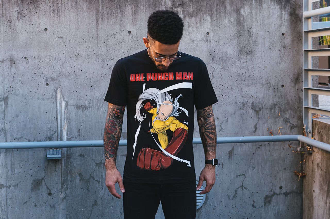 Bait × Vintage BAIT x One-Punch Man Saitama & Boros Shirt Size US L / EU 52-54 / 3 - 1 Thumbnail