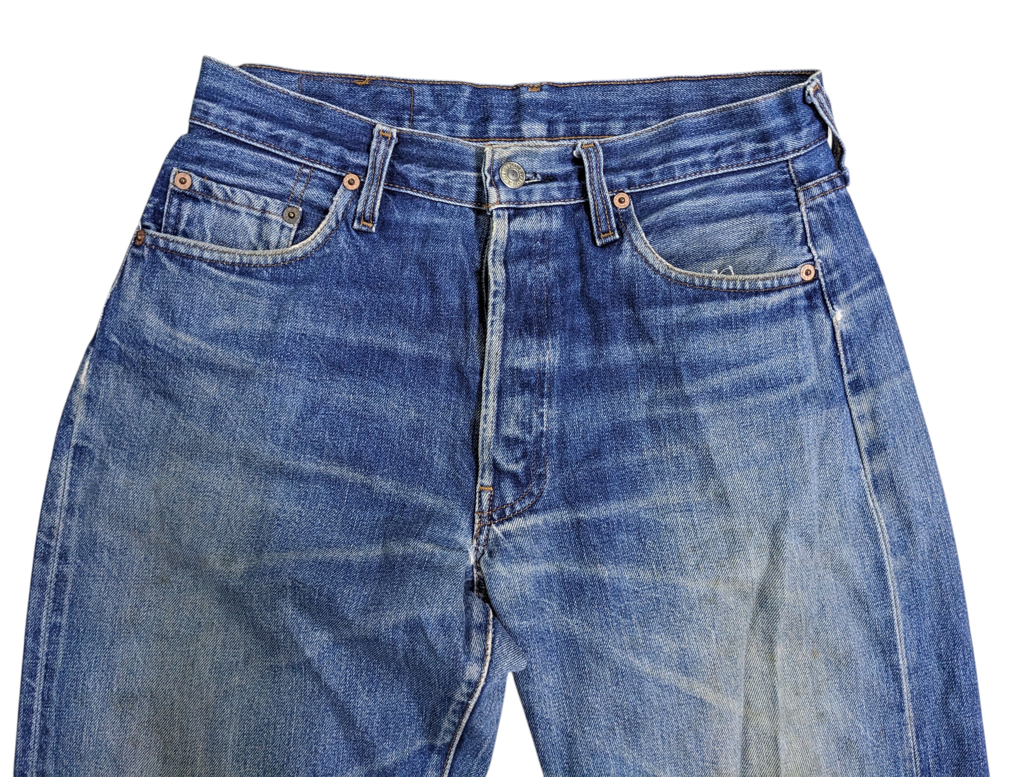 Levi's vintage 90s 501 Levi's 555 Big E Made in Usa selvedge Jeans Size US 31 - 3 Thumbnail
