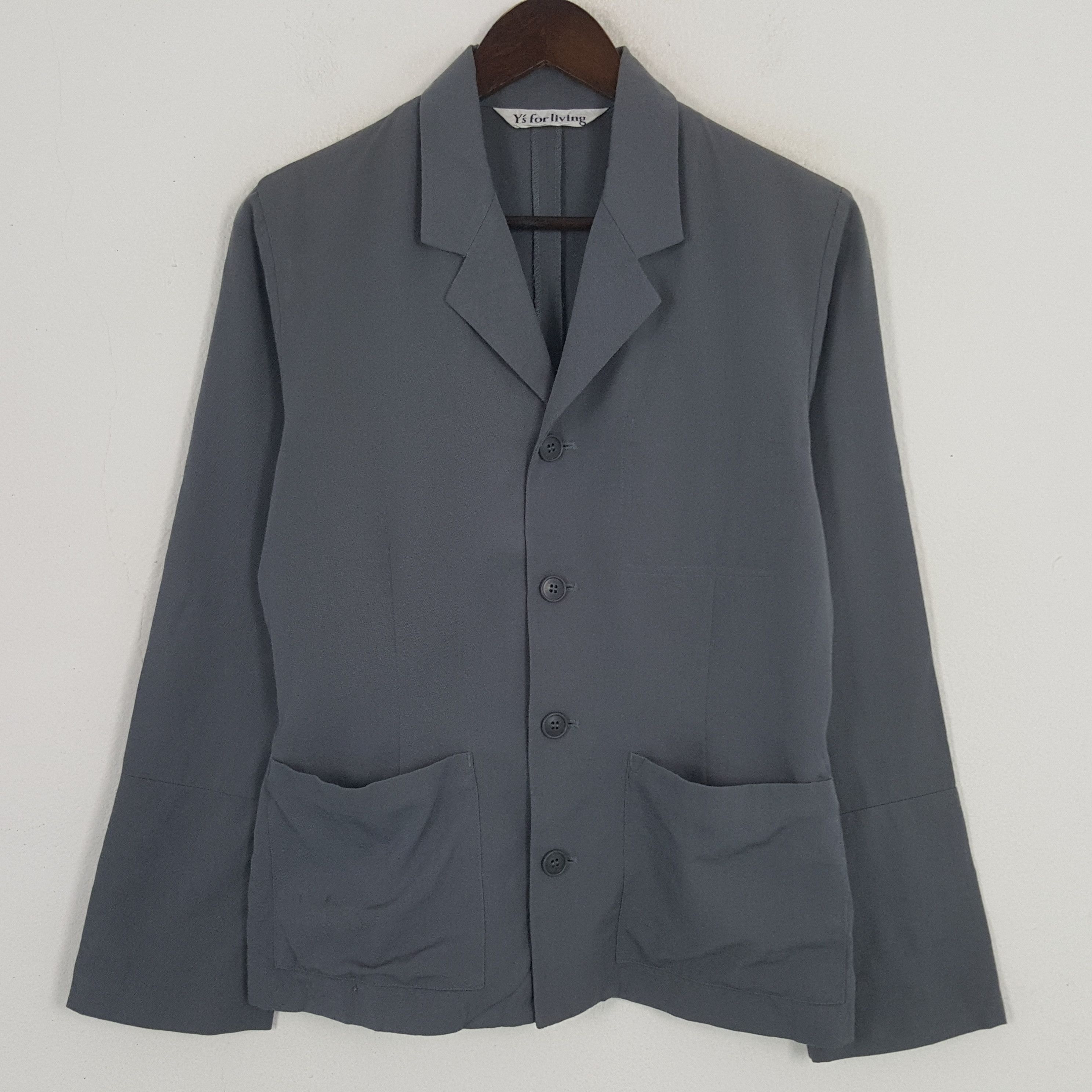 Japanese Brand × Vintage × Yohji Yamamoto Vintage Y's For Living Japan Button Blazer Jacket Size US XS / EU 42 / 0 - 1 Thumbnail