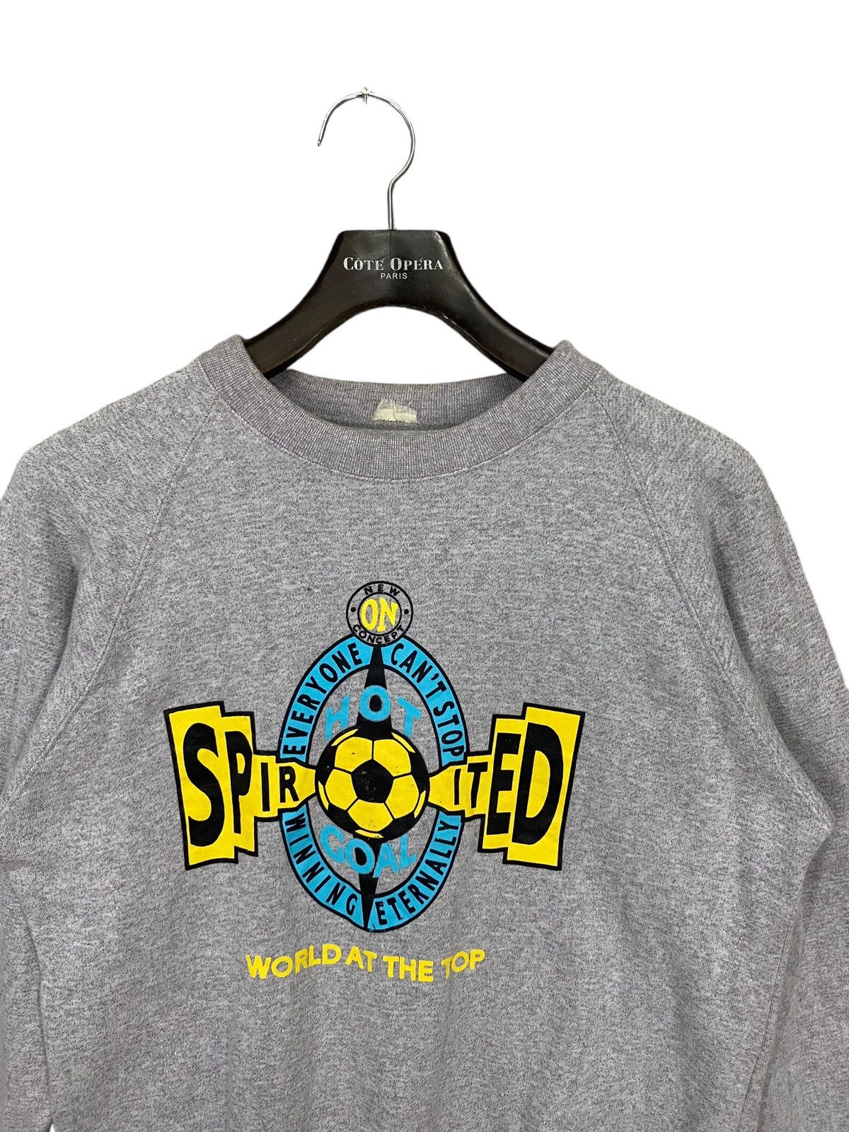 Vintage Vintage 90s football university club sweatshirt crewneck Size US L / EU 52-54 / 3 - 3 Thumbnail