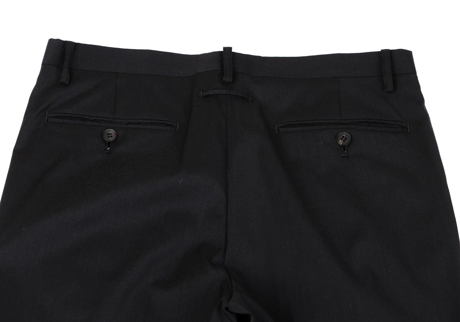 Jean Paul Gaultier Wool Blend Tapered Pants in Black, Size 48 Size US 32 / EU 48 - 10 Thumbnail
