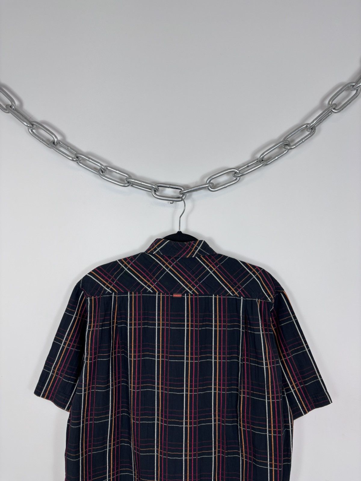 Carlo Colucci Carlo Colucci Men’s Checkered Casual Short Sleeve Shirt Size US L / EU 52-54 / 3 - 12 Thumbnail
