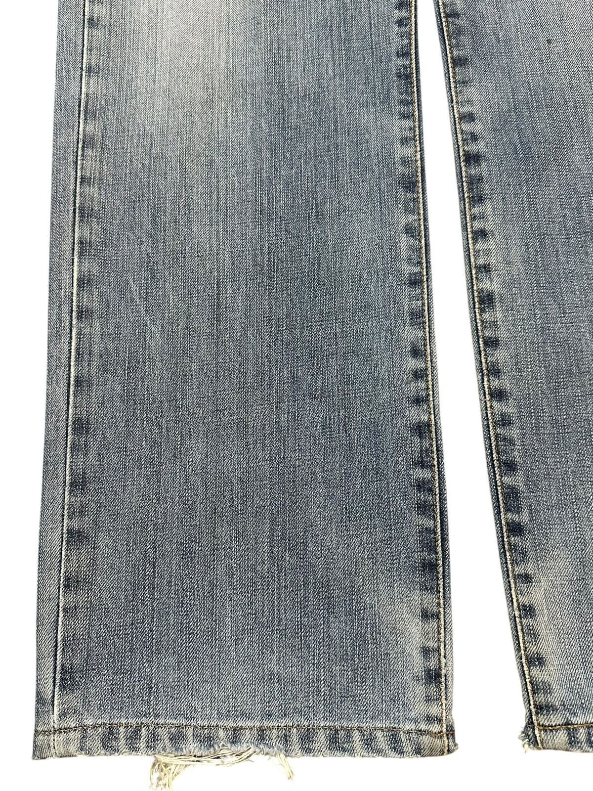 Edwin Vintage Edwin 503zz Faded Blue Wash Distress Loose Jeans Size US 32 / EU 48 - 6 Thumbnail