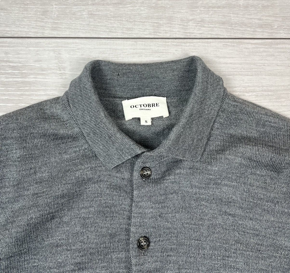 Other Octobre Editions Tight Knit Button Up Grey Sweater S Size Size US S / EU 44-46 / 1 - 6 Thumbnail