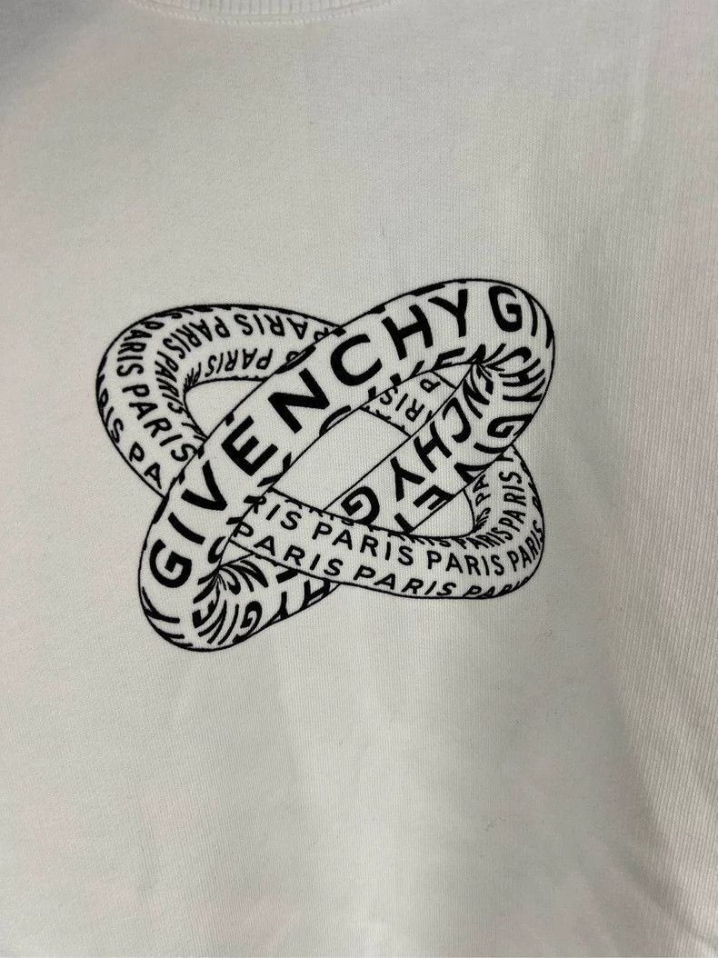 Givenchy Givenchy Double Ring Logo Hooded Sweatshirt Size US XS / EU 42 / 0 - 3 Thumbnail