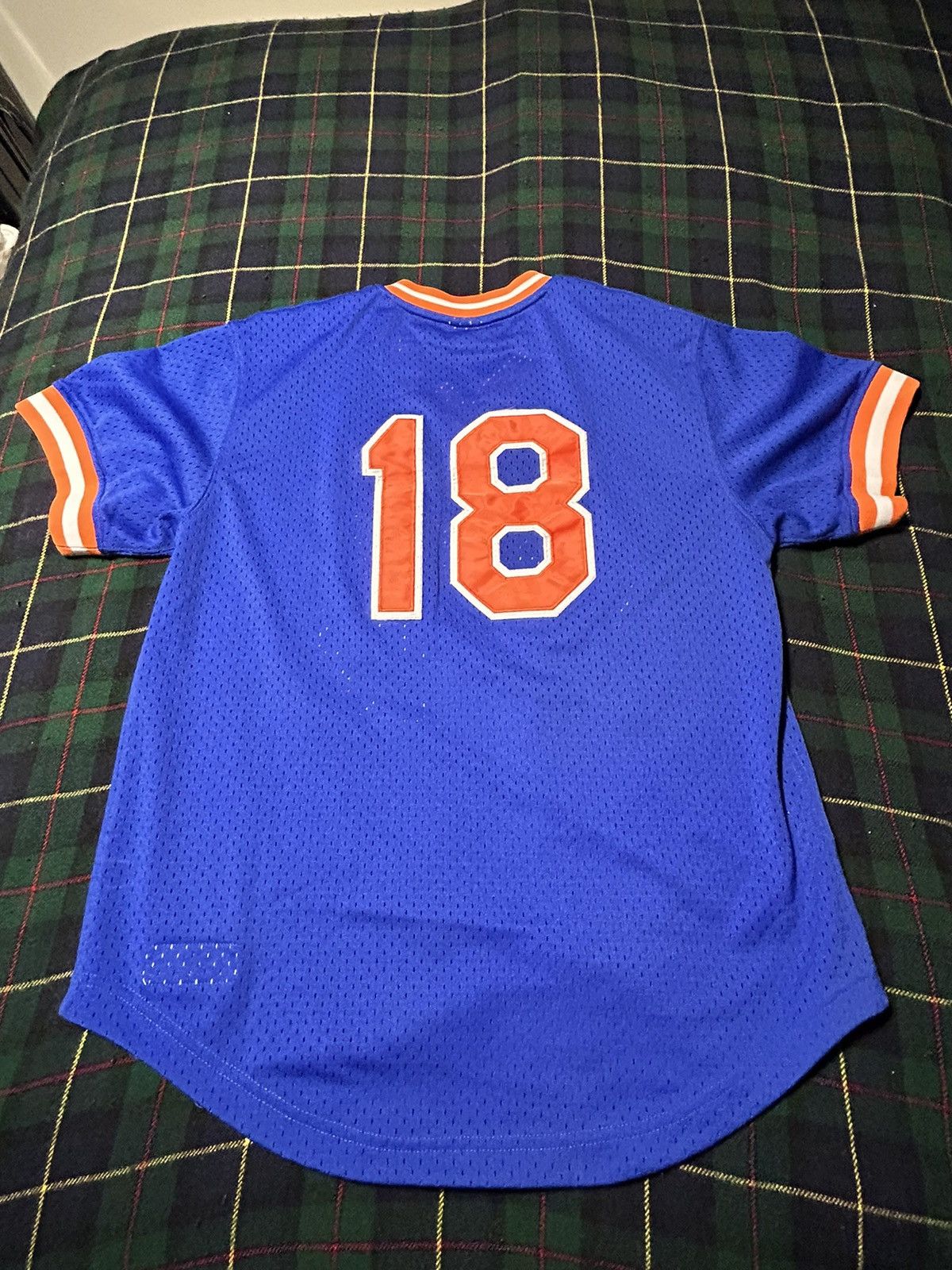 Mitchell & Ness 1986 New York Mets Darryl Strawberry BP Jersey Size US M / EU 48-50 / 2 - 6 Thumbnail