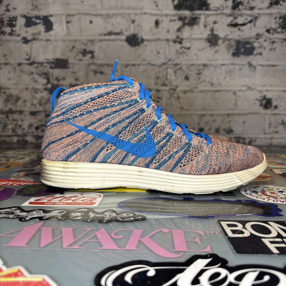 Nike Nike Flyknit Chukka Brave Blue Sz 9.5 Used Size US 9.5 / EU 42-43 - 3 Thumbnail