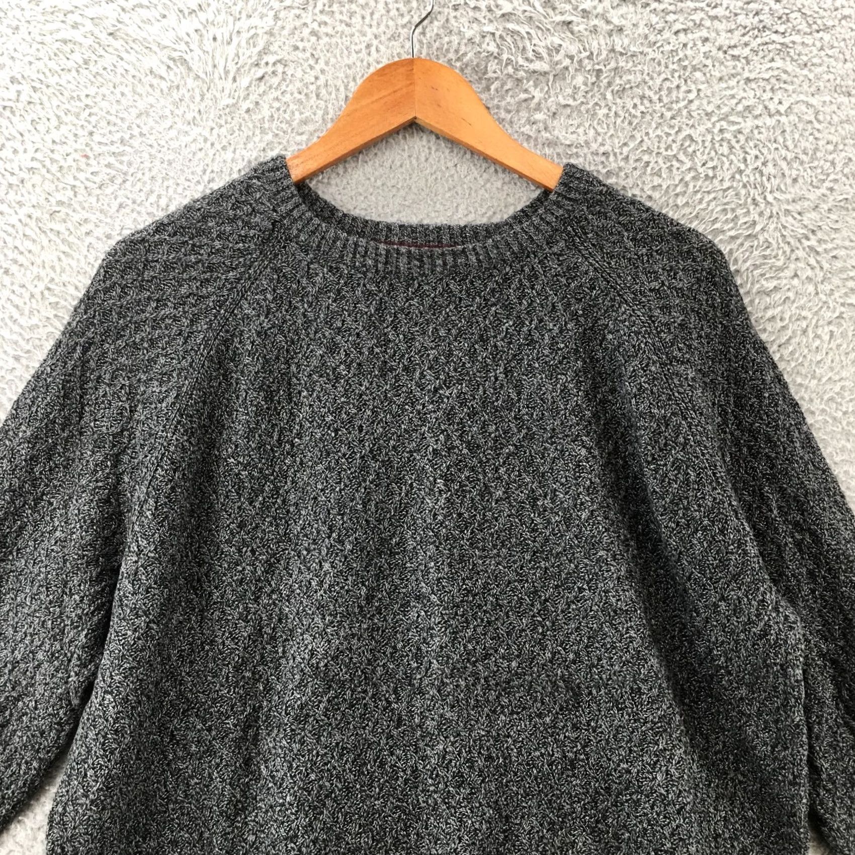 Banana Republic Banana Republic Pullover Sweater Womens Large Cotton Wool Blend Knitted Cozy Casual Fall Winter Knit Crew Neck Raglan Sleeve Mens Womens Girls Size L / US 10 / IT 46 - 2 Thumbnail