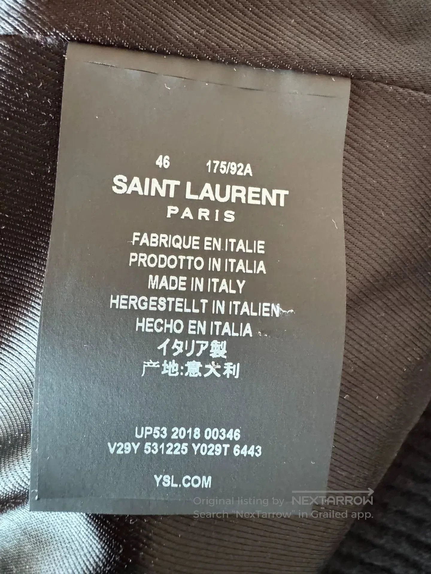 Saint Laurent Paris Saint Laurent Red Black Leather Sleeve Jacket. Size US S / EU 44-46 / 1 - 4 Thumbnail