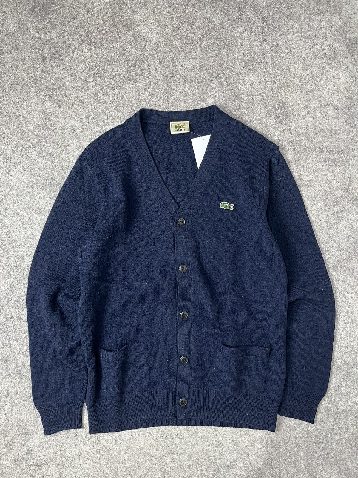 Lacoste Lacoste carded wool cardigan knitwear Size US M / EU 48-50 / 2 - 1 Thumbnail