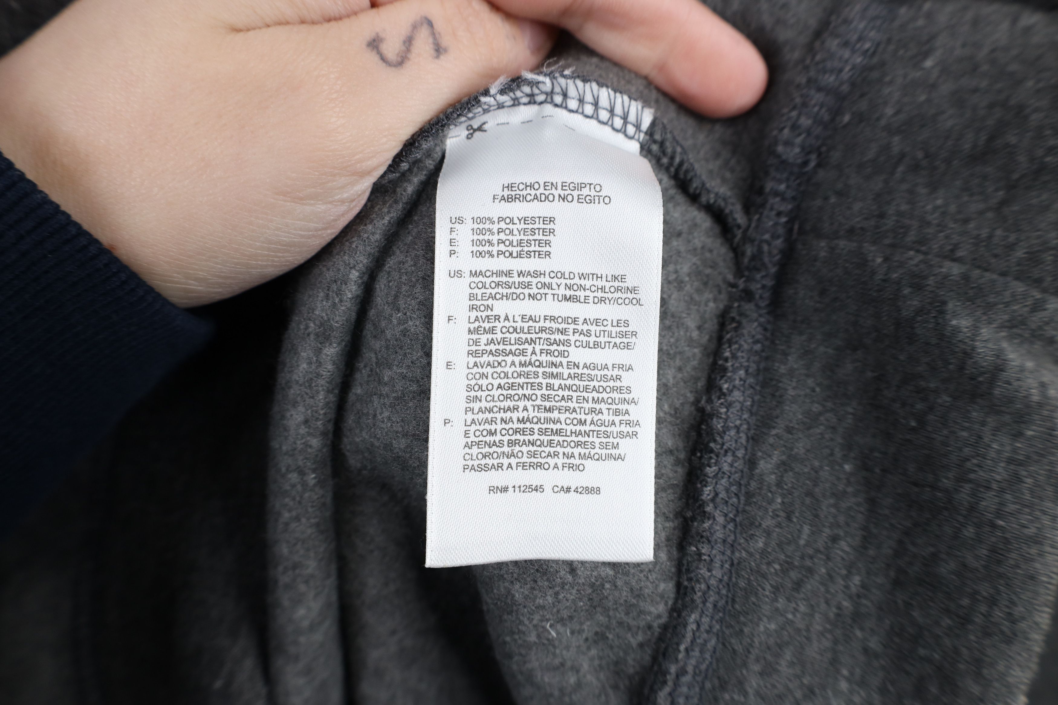 Reebok × Vintage Vintage Y2K Reebok Spell Crewneck Sweatshirt Heather Gray Size US XXL / EU 58 / 5 - 9 Thumbnail