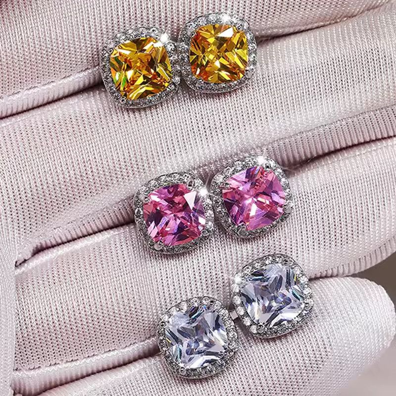 Other Ne'w Bright White/Yellow/Pink Earrings for Women Fashion Size ONE SIZE - 1 Thumbnail
