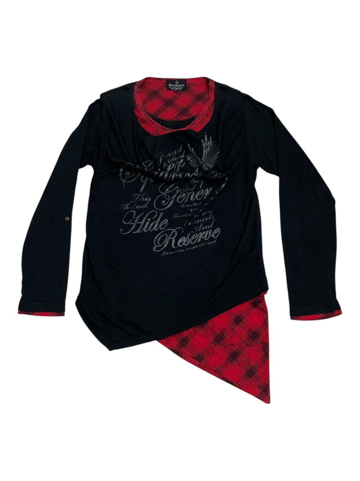 Affliction Beaumere Punk Grunge Y2K Layered Life Poem Size US XXL / EU 58 / 5 - 1 Thumbnail