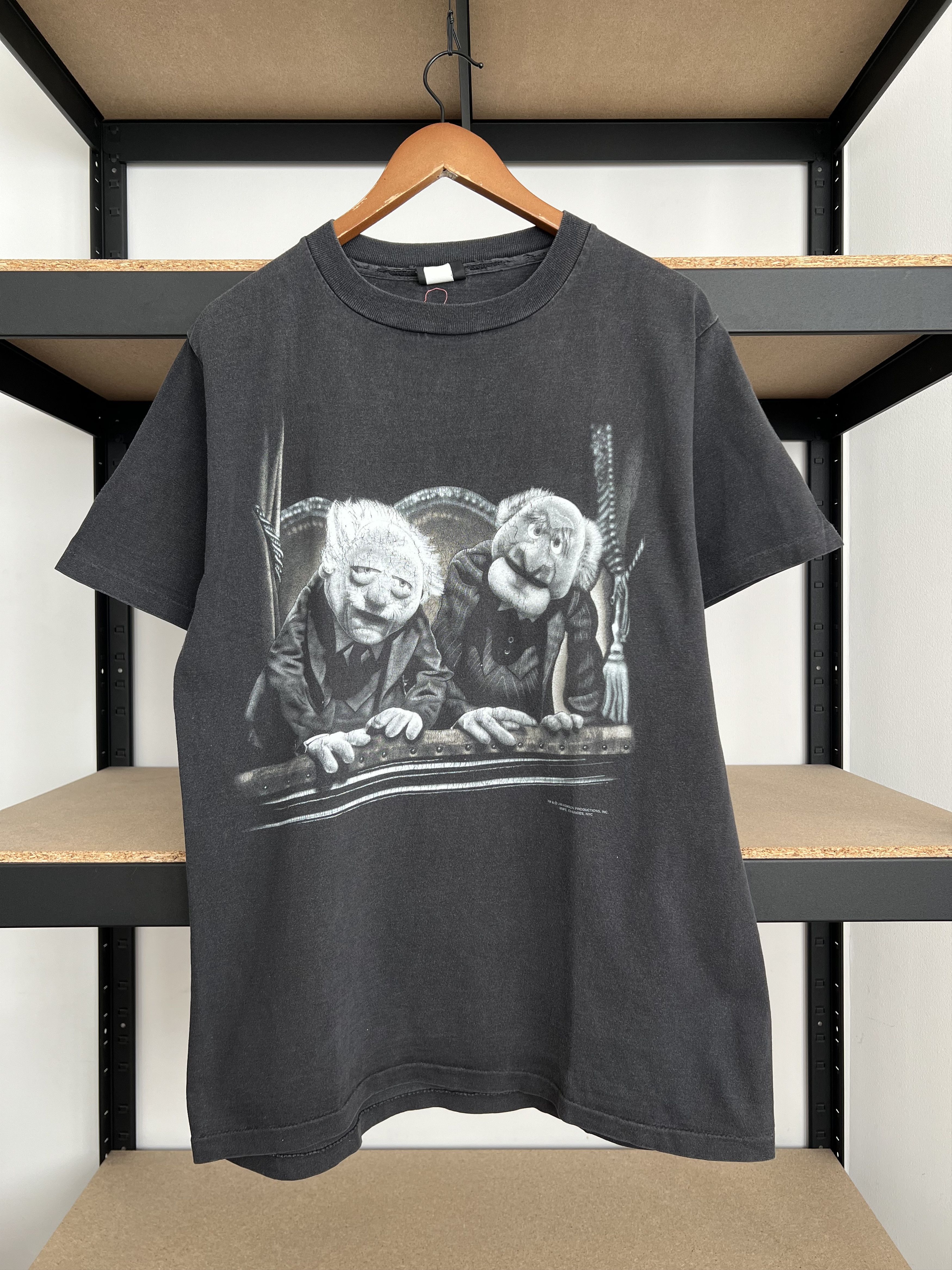 Cartoon Network Vintage 90s Statler Waldorf Sesame Street Muppets T-shirt Size US L / EU 52-54 / 3 - 1 Thumbnail