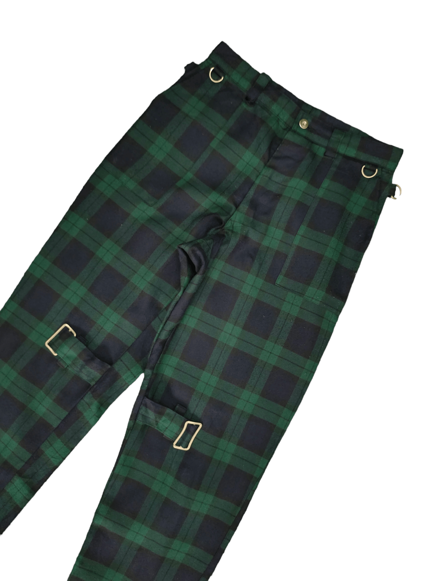 Seditionaries 1990s Cross For Men Tartan Bondage Zipper Pants Size US 30 / EU 46 - 5 Thumbnail
