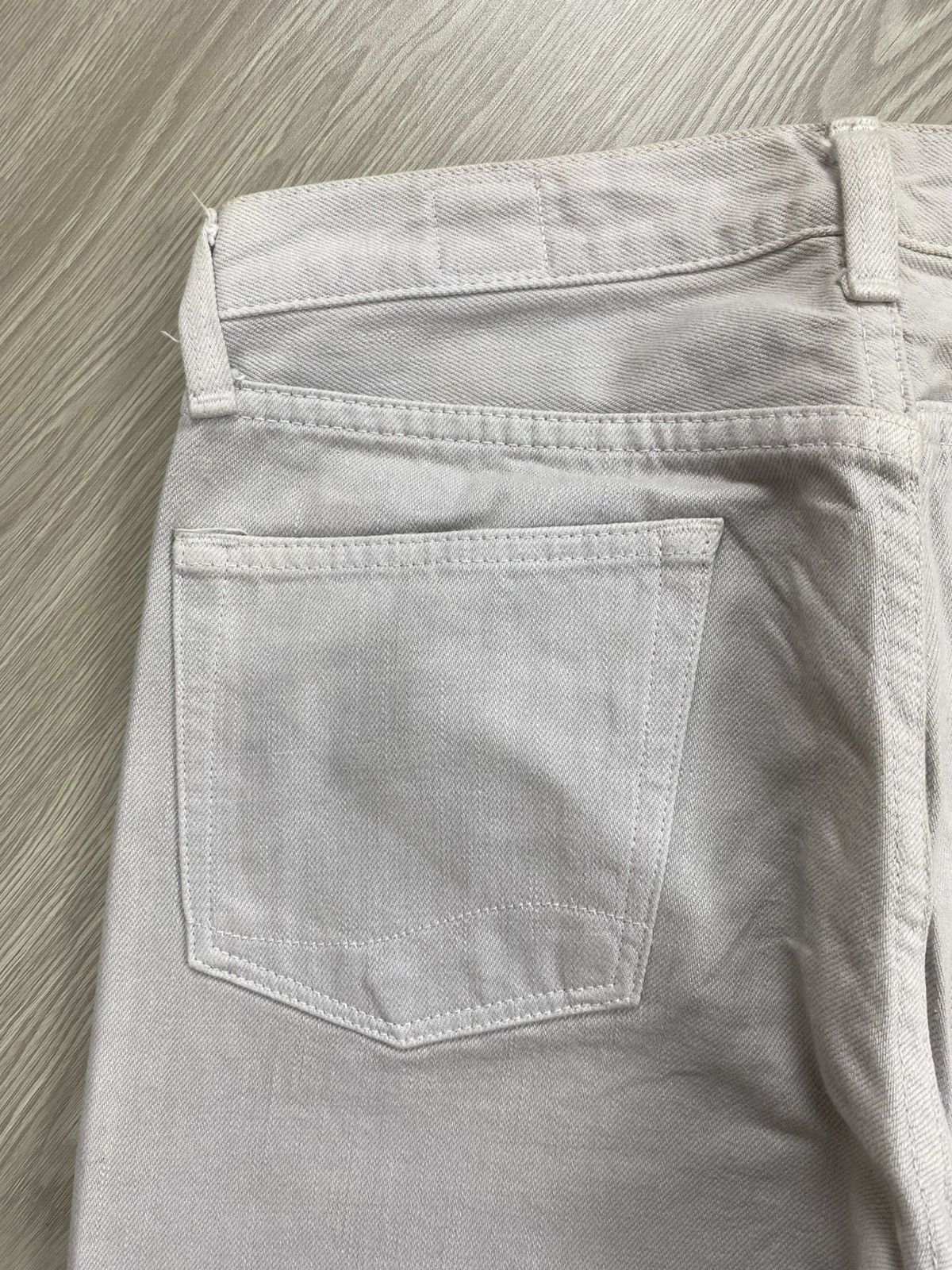 Evan Kinori × Orslow Vintage Orslow Japan Broken White Straight Jeans Size US 29 - 12 Thumbnail