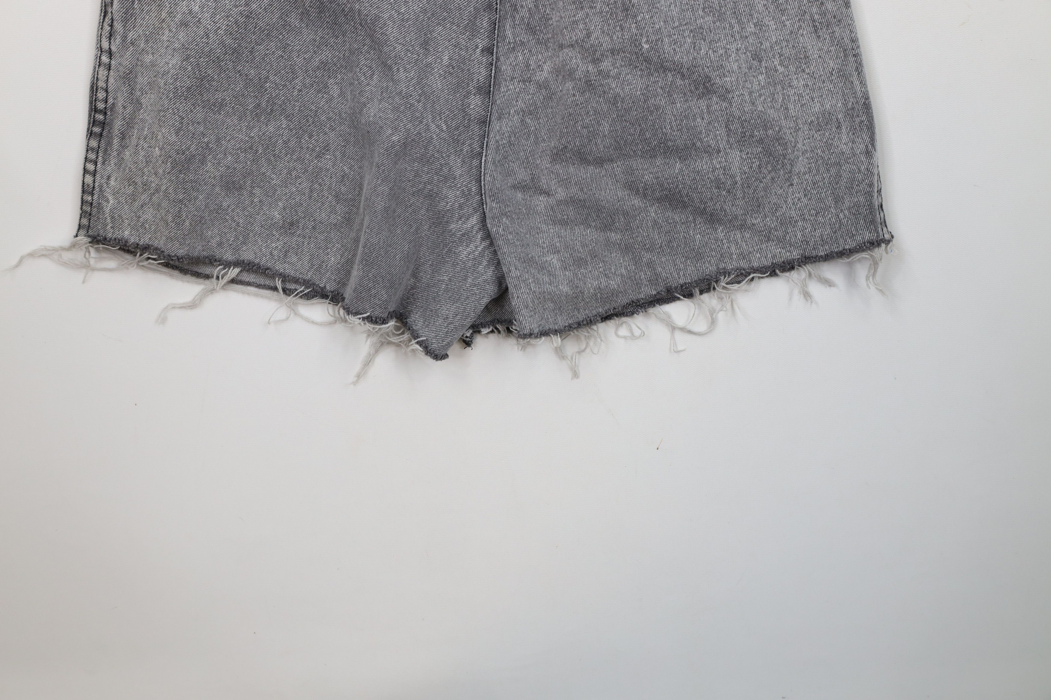Vintage Vintage 90s Streetwear Wash Button Fly Cut Off Denim Shorts Size 32" / US 10 / IT 46 - 12 Thumbnail