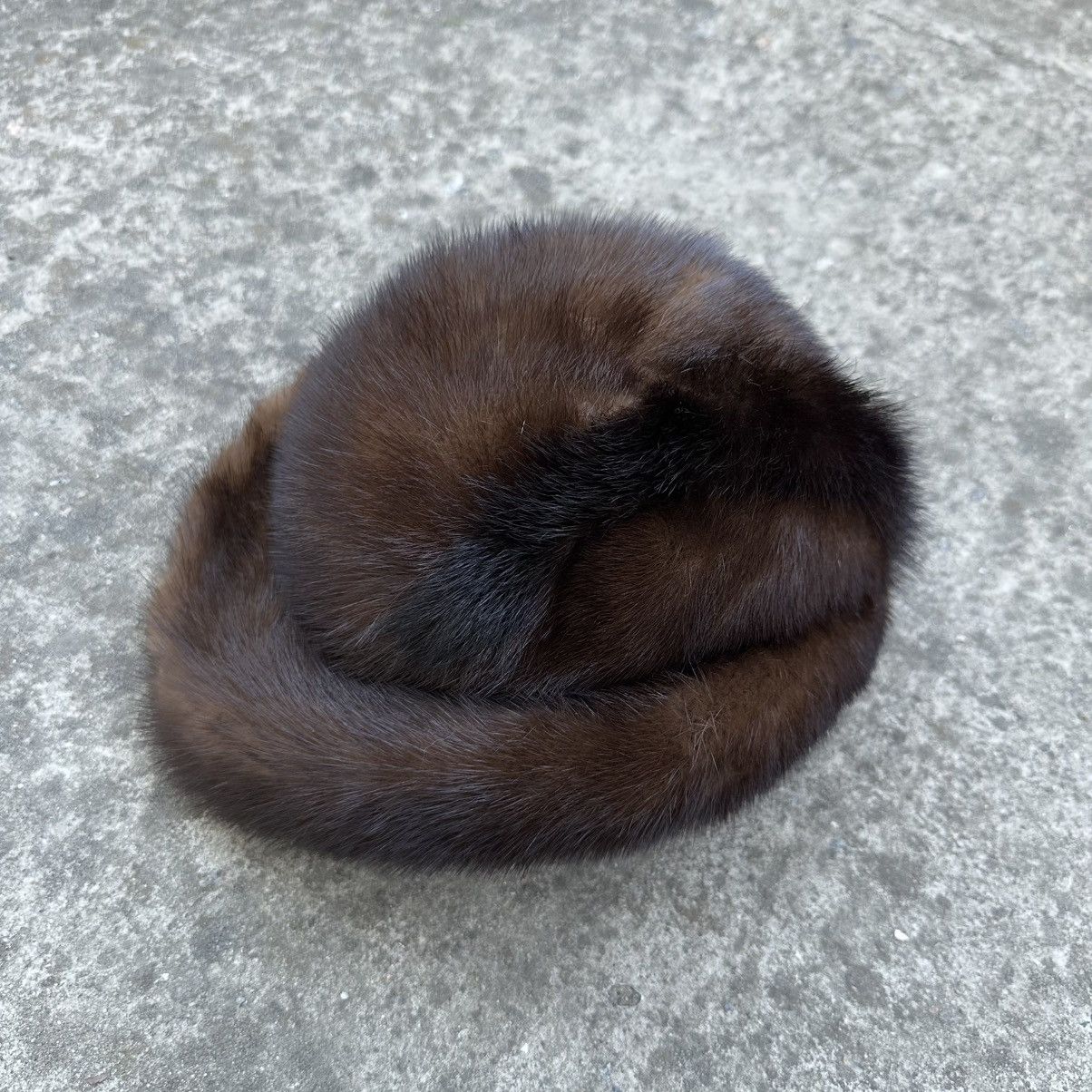 Riot Society Vintage Real Fur Antique Hat Cap 80s Y2K USA Size ONE SIZE - 1 Thumbnail