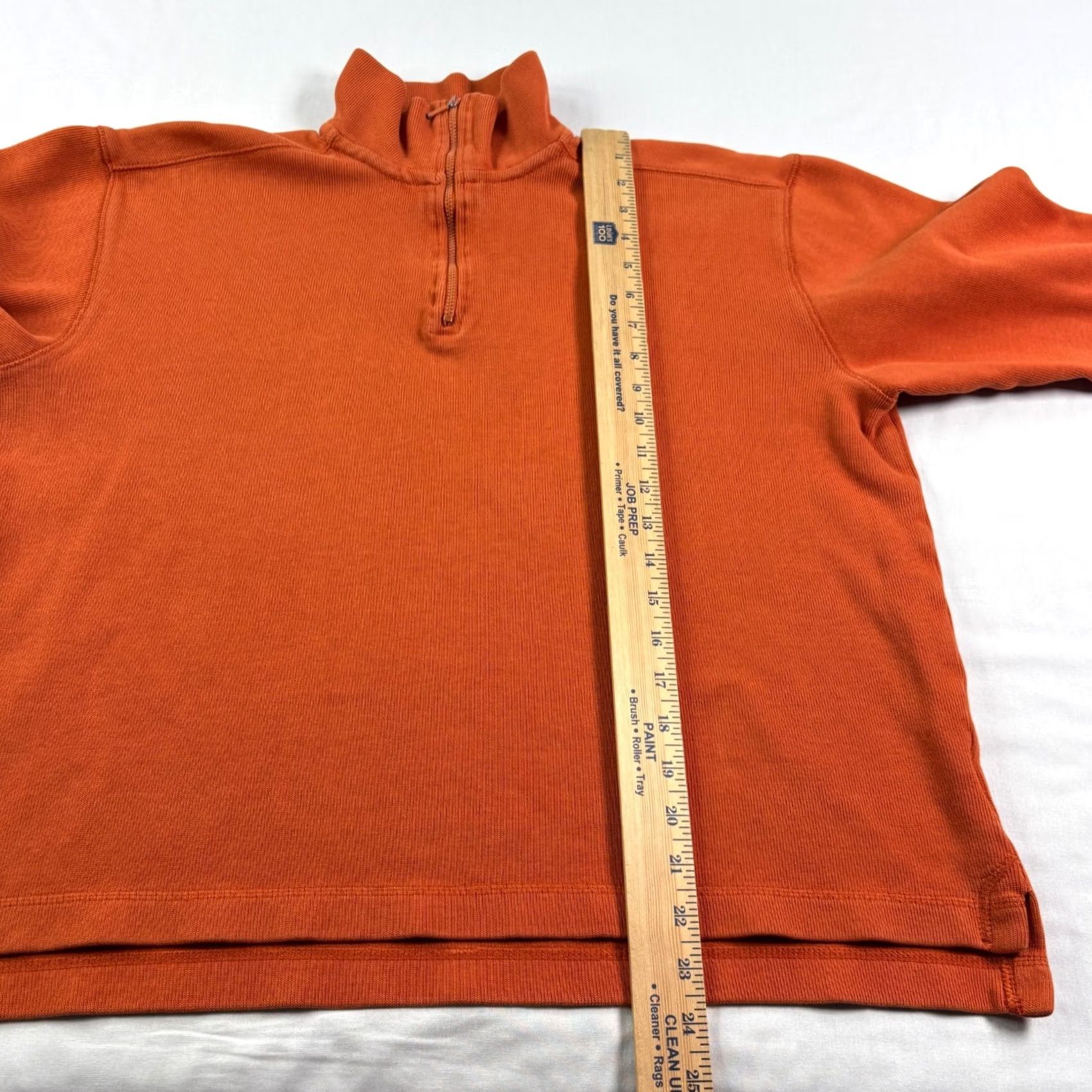 J.Crew VINTAGE J.CREW Oarsman Sweater Mens Small Orange 1/4 Zip Pullover Casual 90s Mens Size US S / EU 44-46 / 1 - 3 Thumbnail