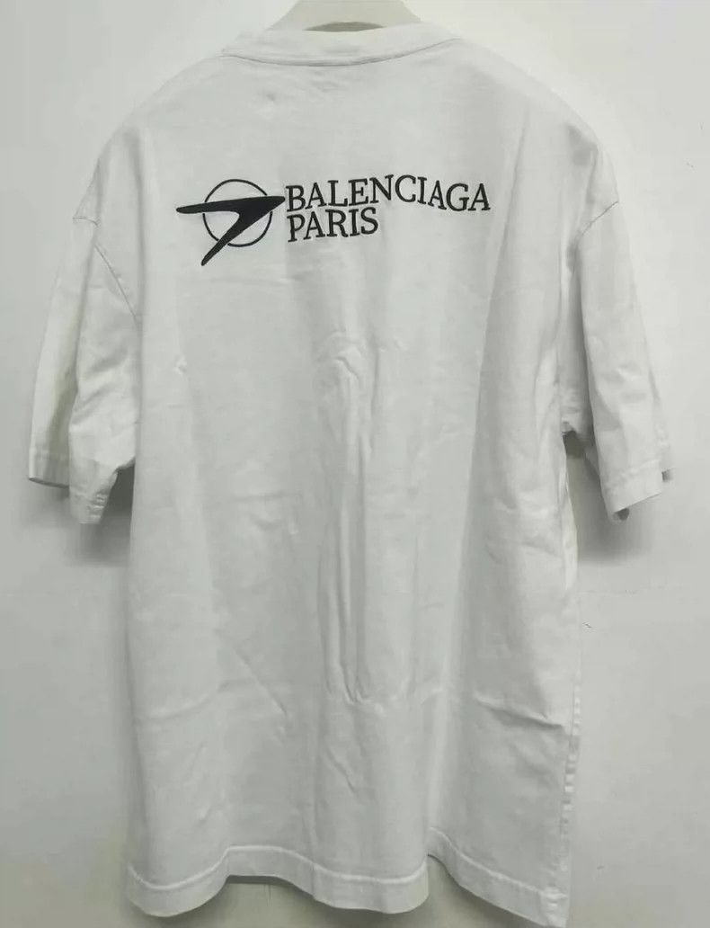 Balenciaga Balenciaga Boomerang Embroidered Logo Short Sleeve Size XS Size US XS / EU 42 / 0 - 2 Thumbnail