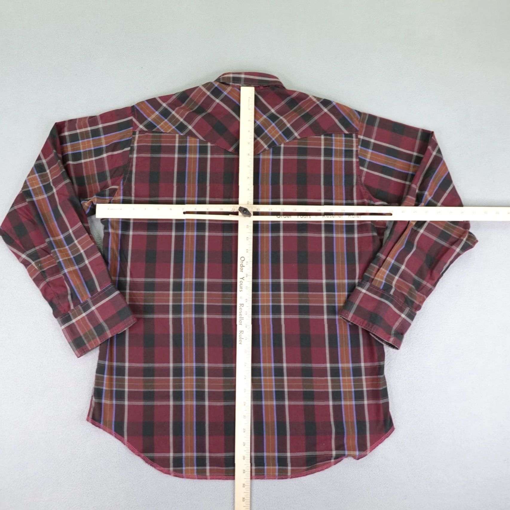 Wrangler VINTAGE Wrangler Shirt Men Large Red Plaid Western Cowboy Pearl Snap Long Sleeve Casual Outdoor Size US L / EU 52-54 / 3 - 5 Thumbnail
