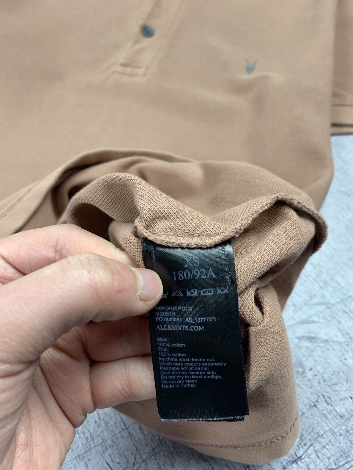 Allsaints Allsaints Reform Polo Shirt Buttons Up embroidered logo y2k Size US XS / EU 42 / 0 - 6 Thumbnail