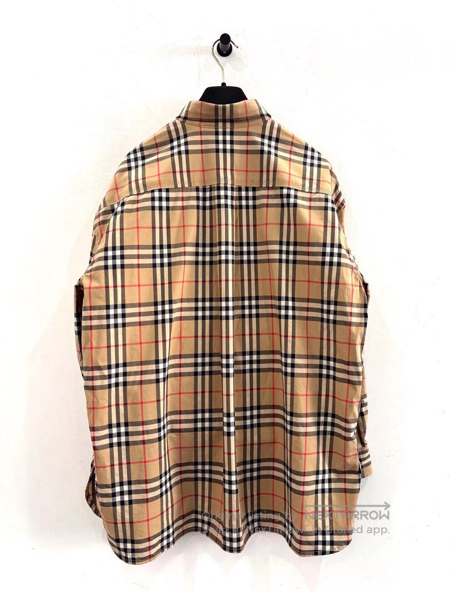 Burberry Burberry Striped LOVE Logo Men's Brown Shirt Jacket. Size US M / EU 48-50 / 2 - 3 Thumbnail