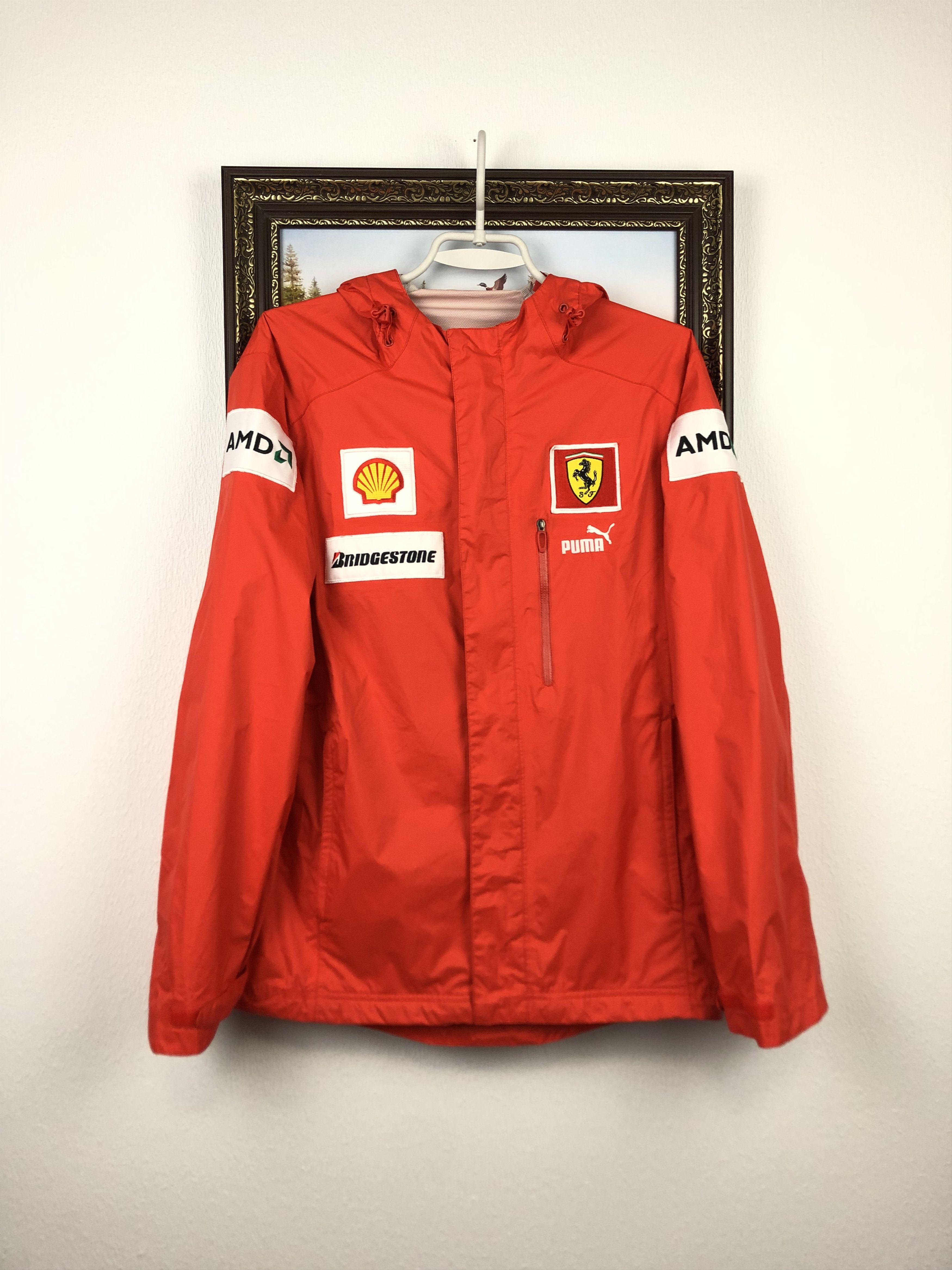 Ferrari × Puma Vintage Ferrari Puma Racing Jacket Track Top Windbreaker Size US S / EU 44-46 / 1 - 1 Thumbnail