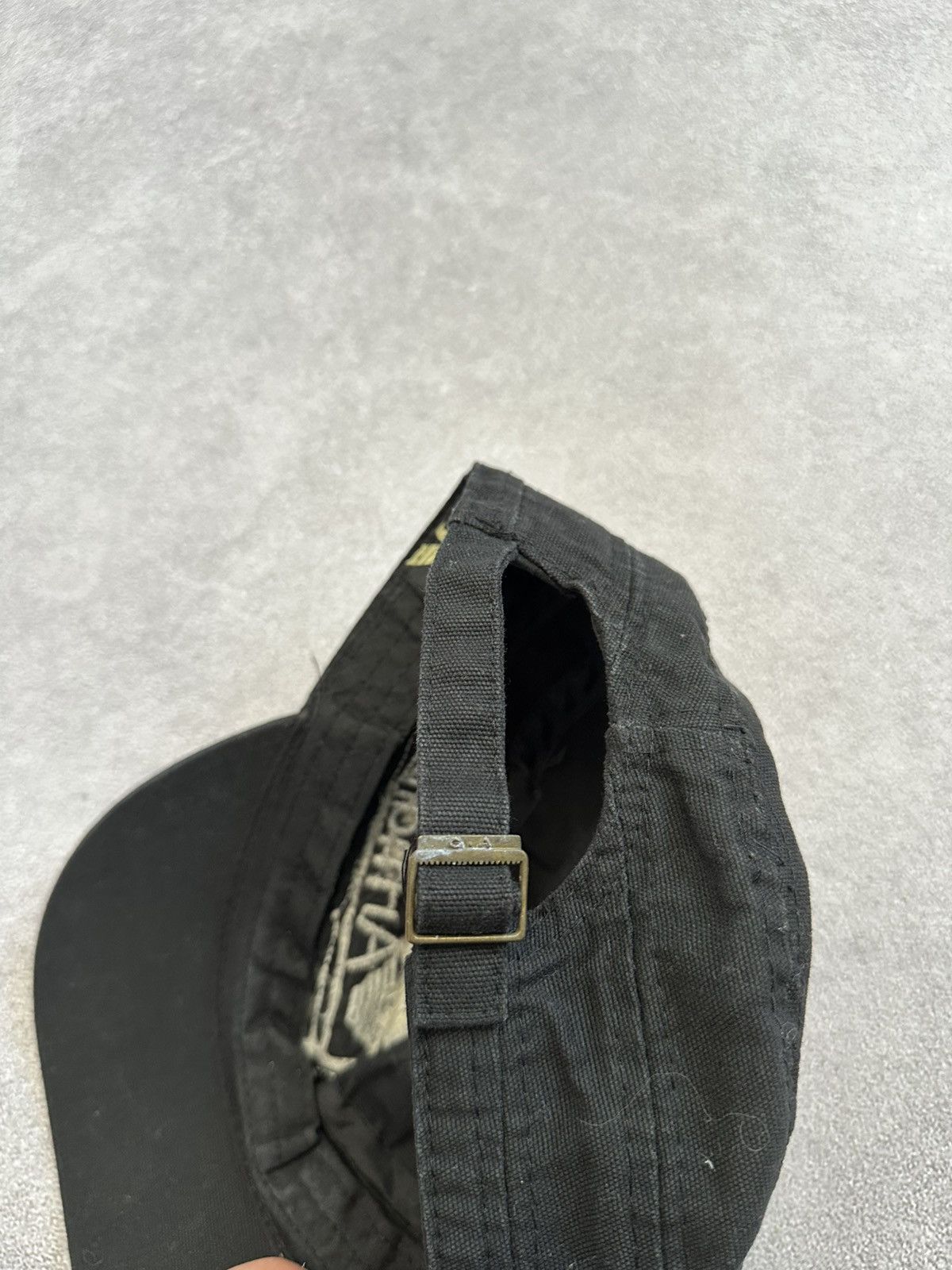 Giorgio Armani Vintage Giorgio Armani Y2K Cap Hat Avant-Garde distressed Size ONE SIZE - 4 Thumbnail