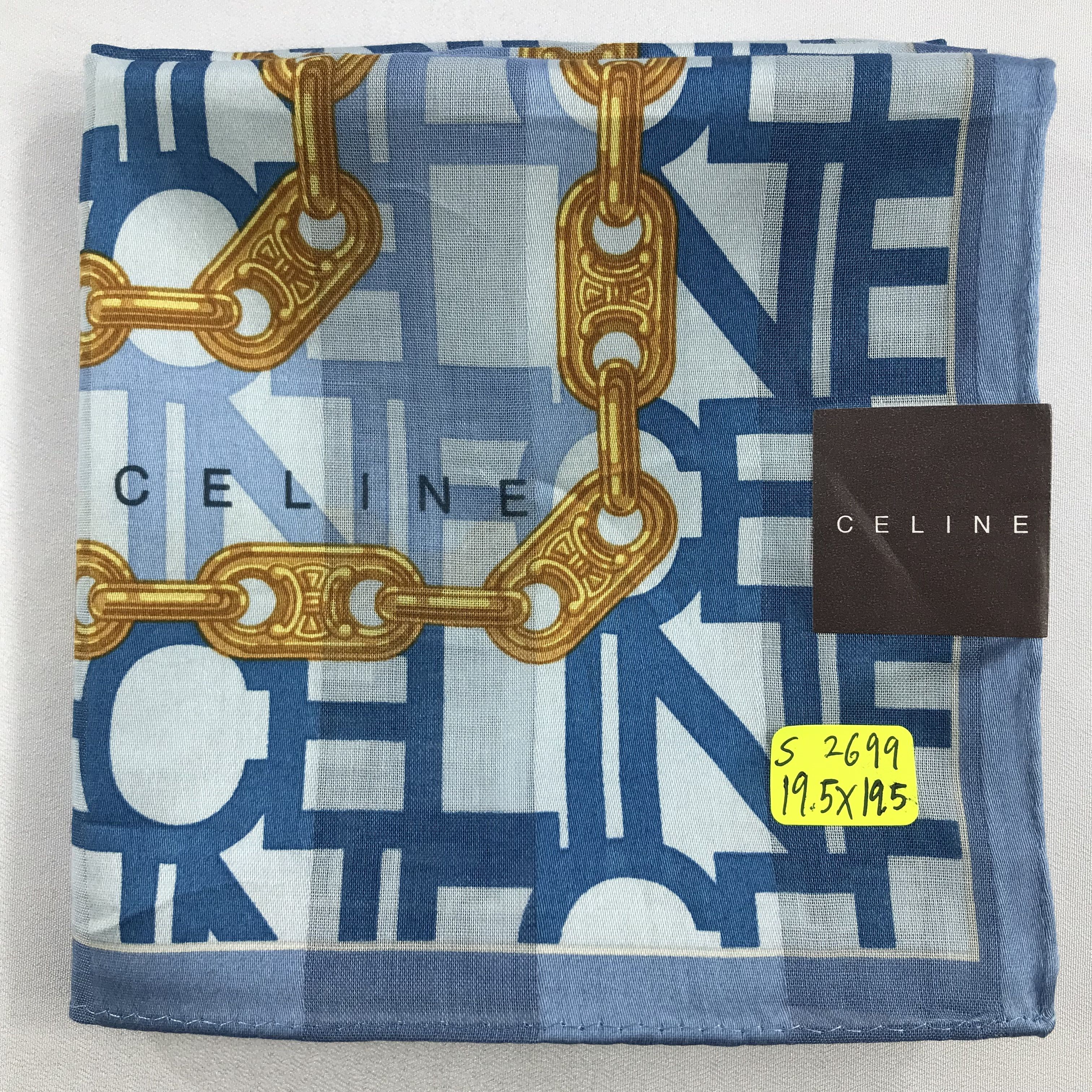 Celine × Vintage Celine Bandana / Handkerchief / Neckerchief - S2699 Size ONE SIZE - 5 Thumbnail