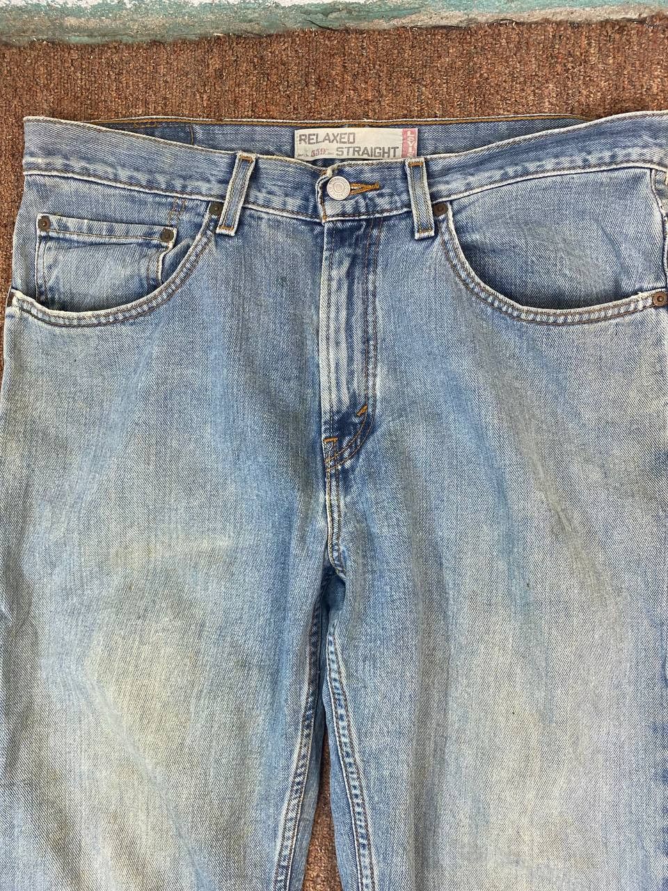 Levi's vintage levis 559 relaxed straight denim nice design Size US 37 - 8 Thumbnail