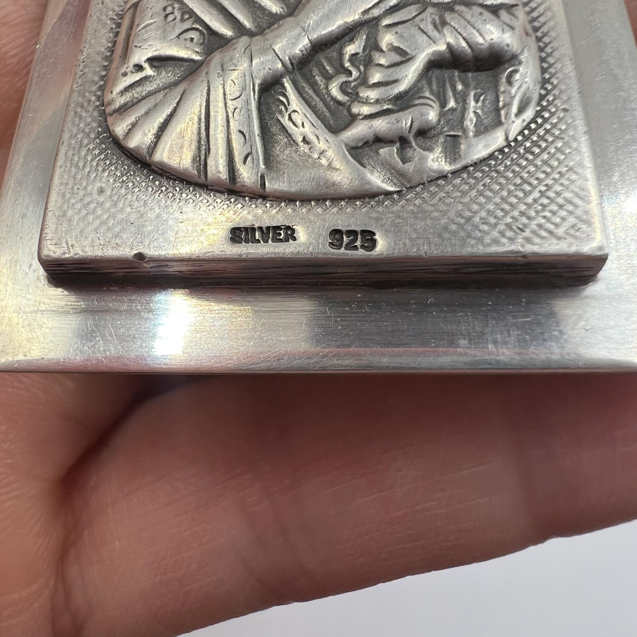 Vintage Vintage Silver 925 Icon Italy Turquoise Marked 49g Size ONE SIZE - 2 Thumbnail