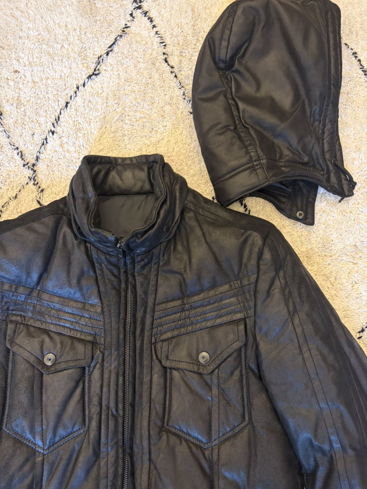 5351 Pour Les Hommes Y2K Archive Rider/Down Jacket