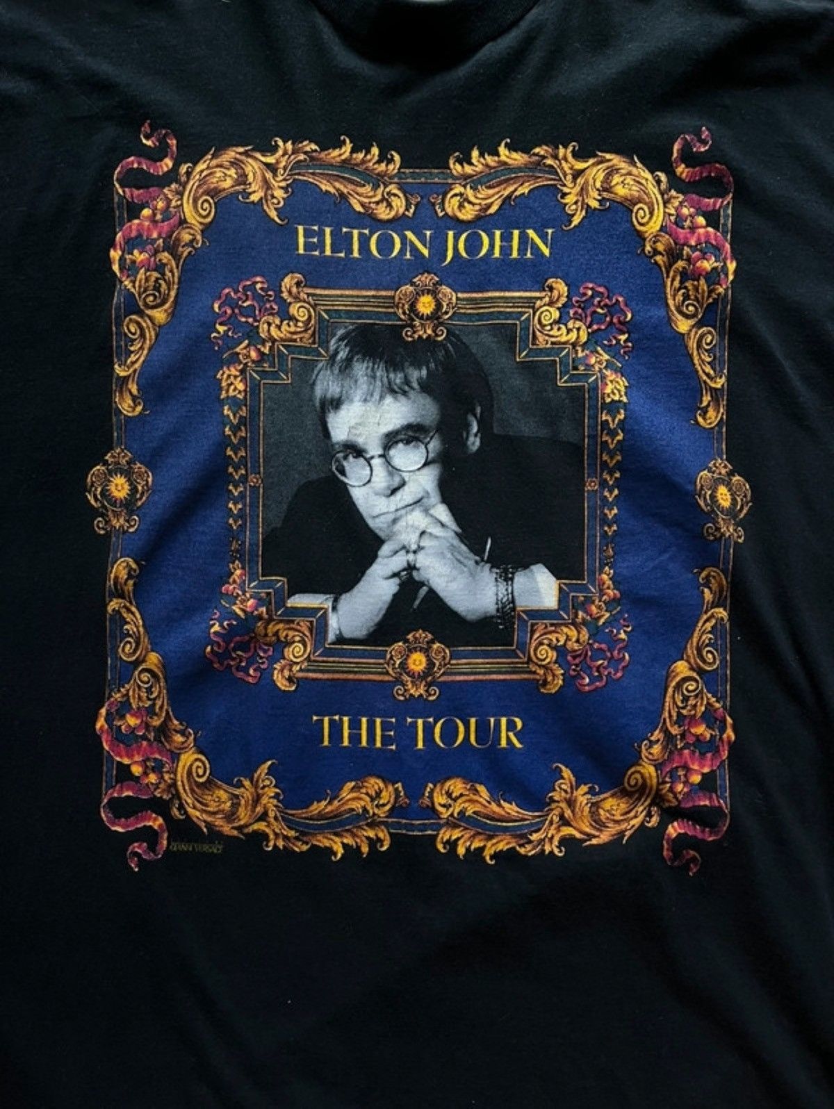Gianni Valentino × Versace Elton John 1992 - 1993 world tour tee Size US L / EU 52-54 / 3 - 2 Thumbnail