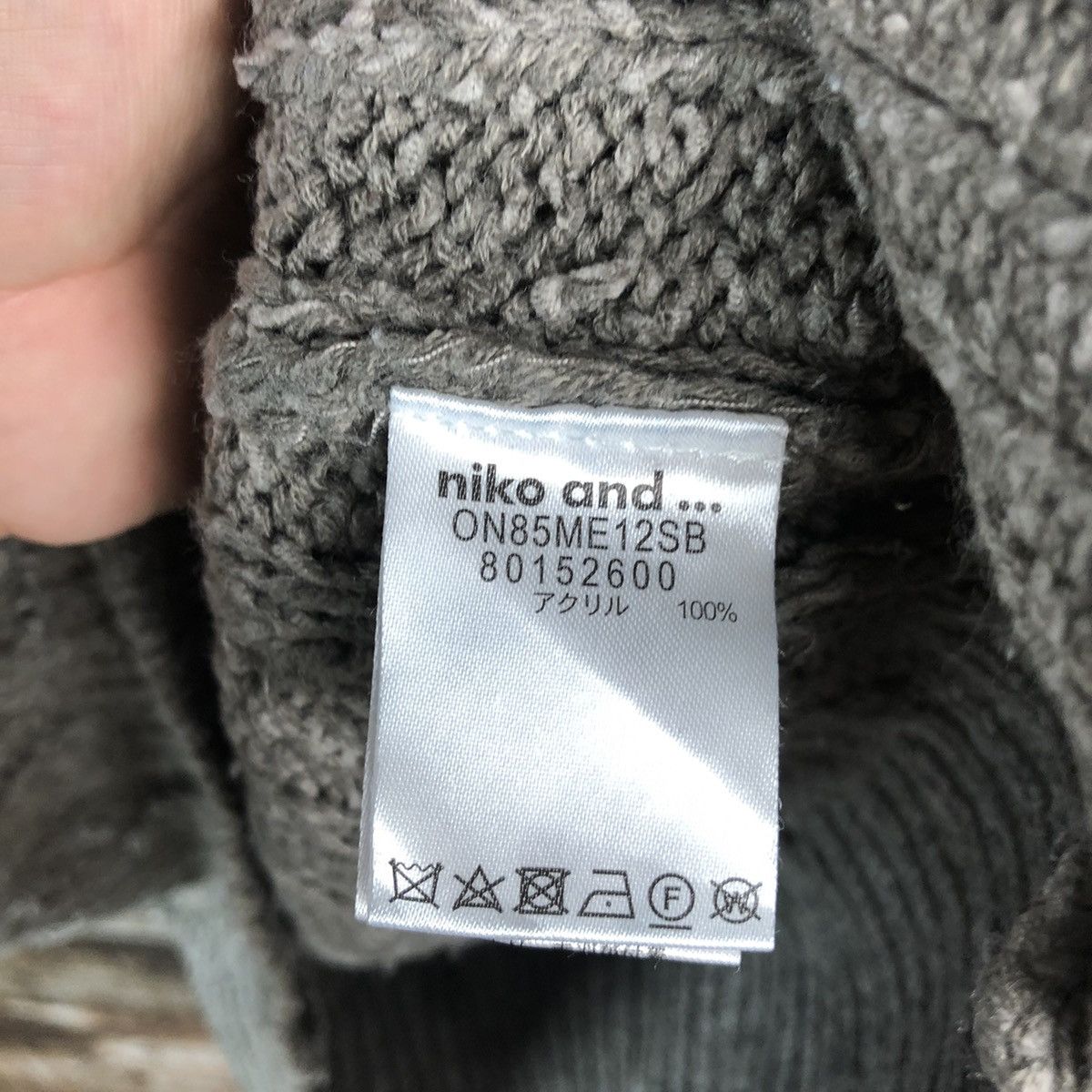 Homespun Knitwear × Japanese Brand Niko And Grey cable Knitwear vintage #A1950 Size M / US 6-8 / IT 42-44 - 11 Thumbnail