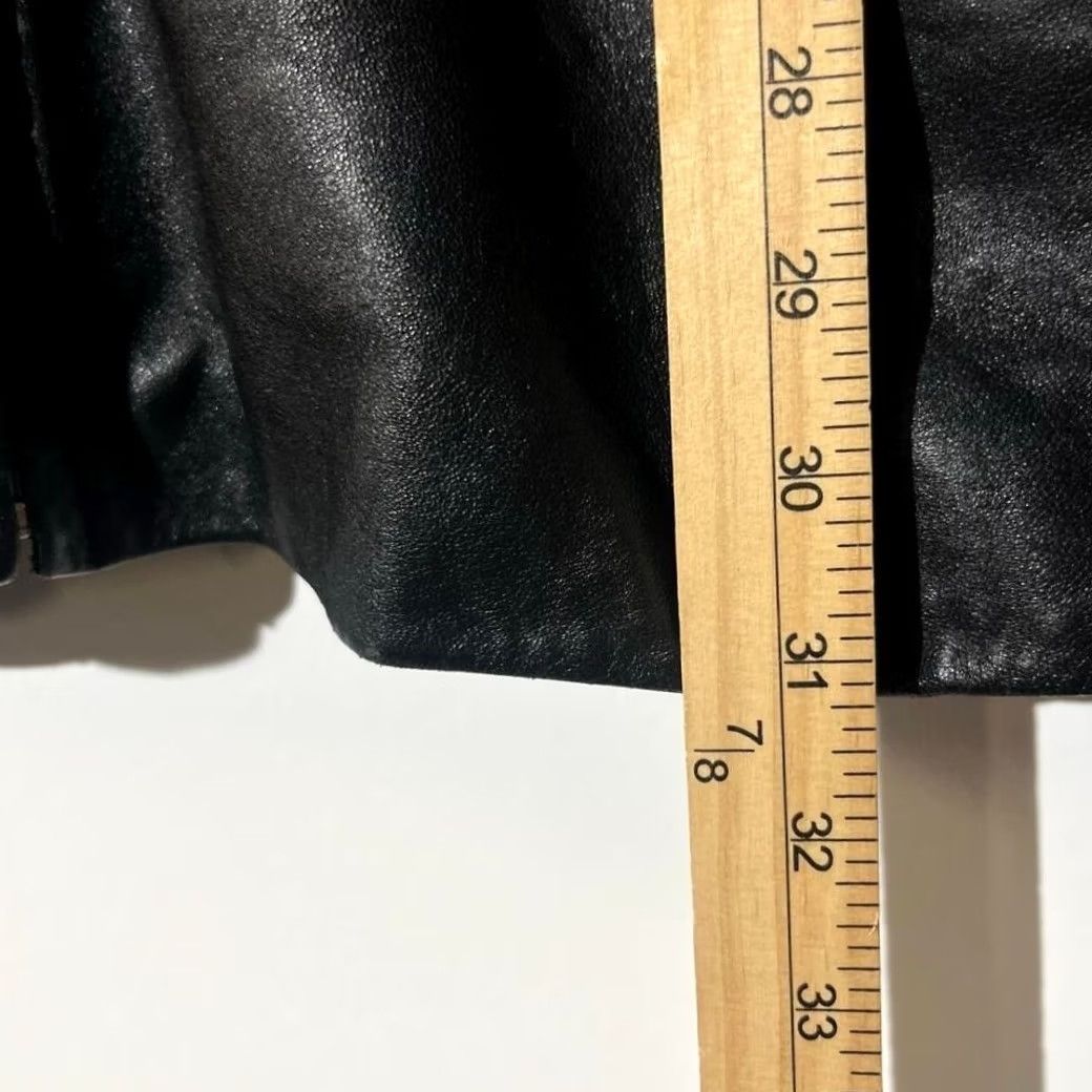 Wilson Wilson's Leather Coat Jacket Biker Black Mens Size XL Thinsulate Collared Belted Size US XL / EU 56 / 4 - 5 Thumbnail