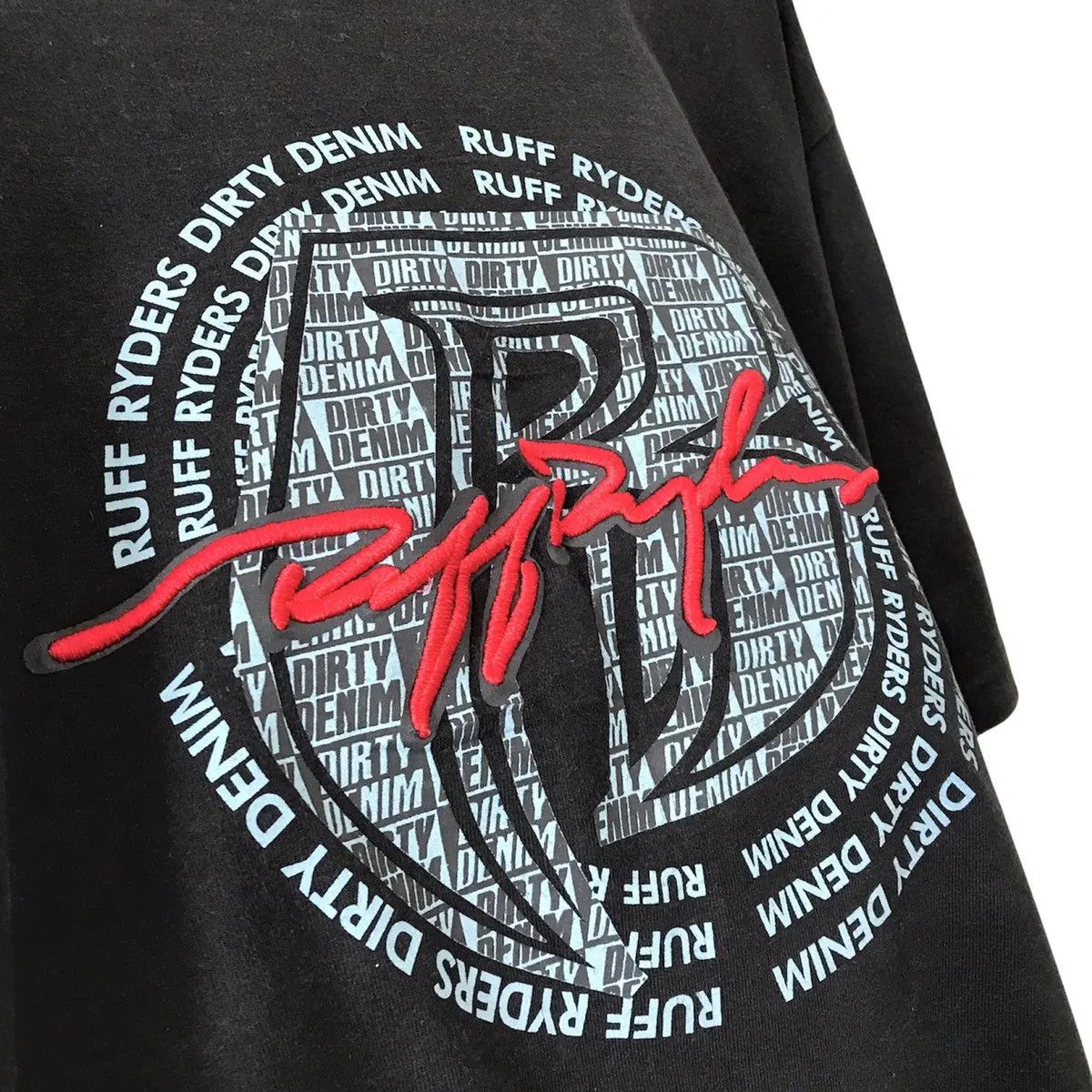 Rap Tees Rare Vintage Ruff Ryders Big Logo Tshirt Size US XL / EU 56 / 4 - 3 Thumbnail