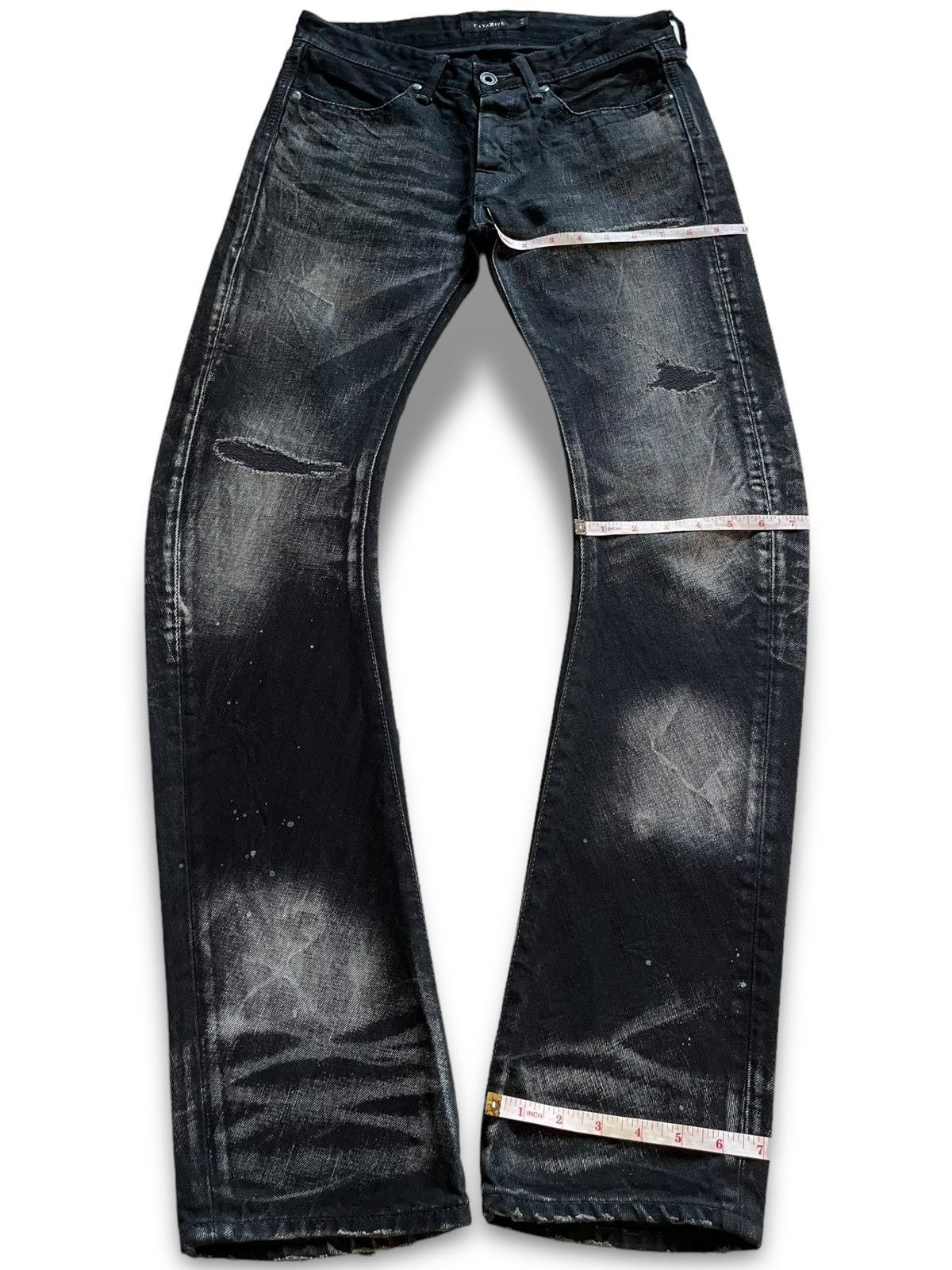 CIVARIZE × Japanese Brand Vintage Japanese Civarize Painted Gaultier Style Punk Jeans Size US 30 / EU 46 - 13 Thumbnail