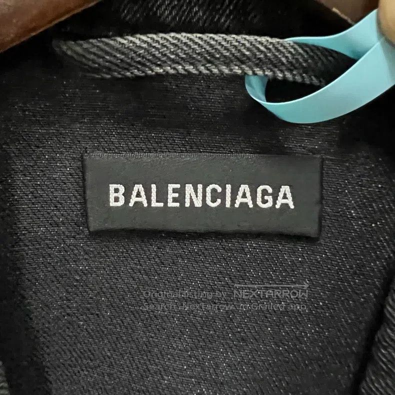 Balenciaga Balenciaga Black Graffiti Denim Jacket Size US S / EU 44-46 / 1 - 3 Thumbnail