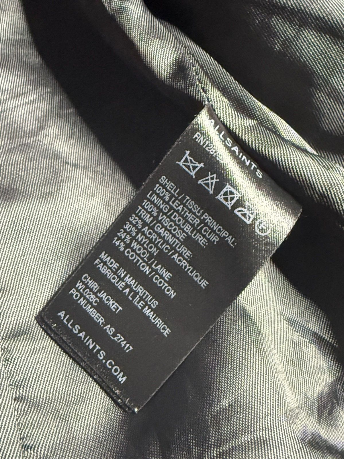 Allsaints AllSaints chiri leather jacket UK12 Size M / US 6-8 / IT 42-44 - 5 Thumbnail