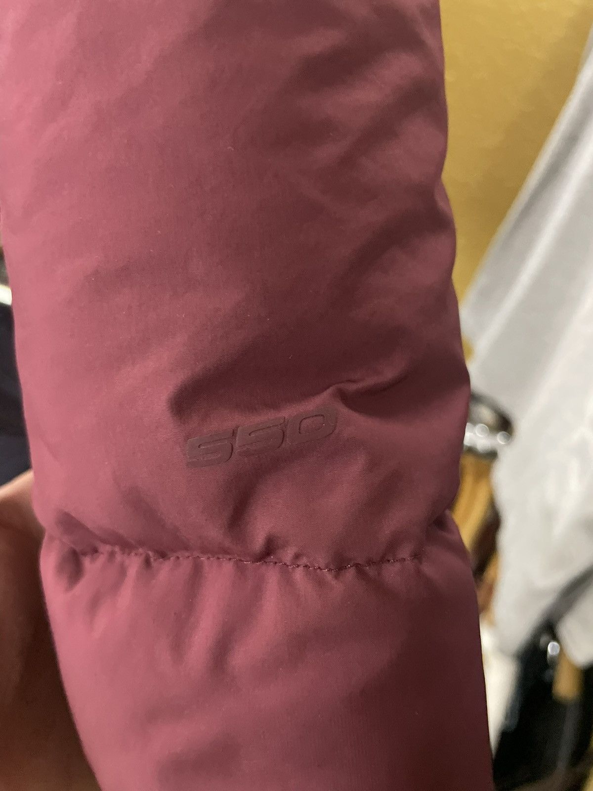 The North Face The North Face Small Burgundy 550 Hooded Puffer Jacket Size S / US 4 / IT 40 - 6 Thumbnail