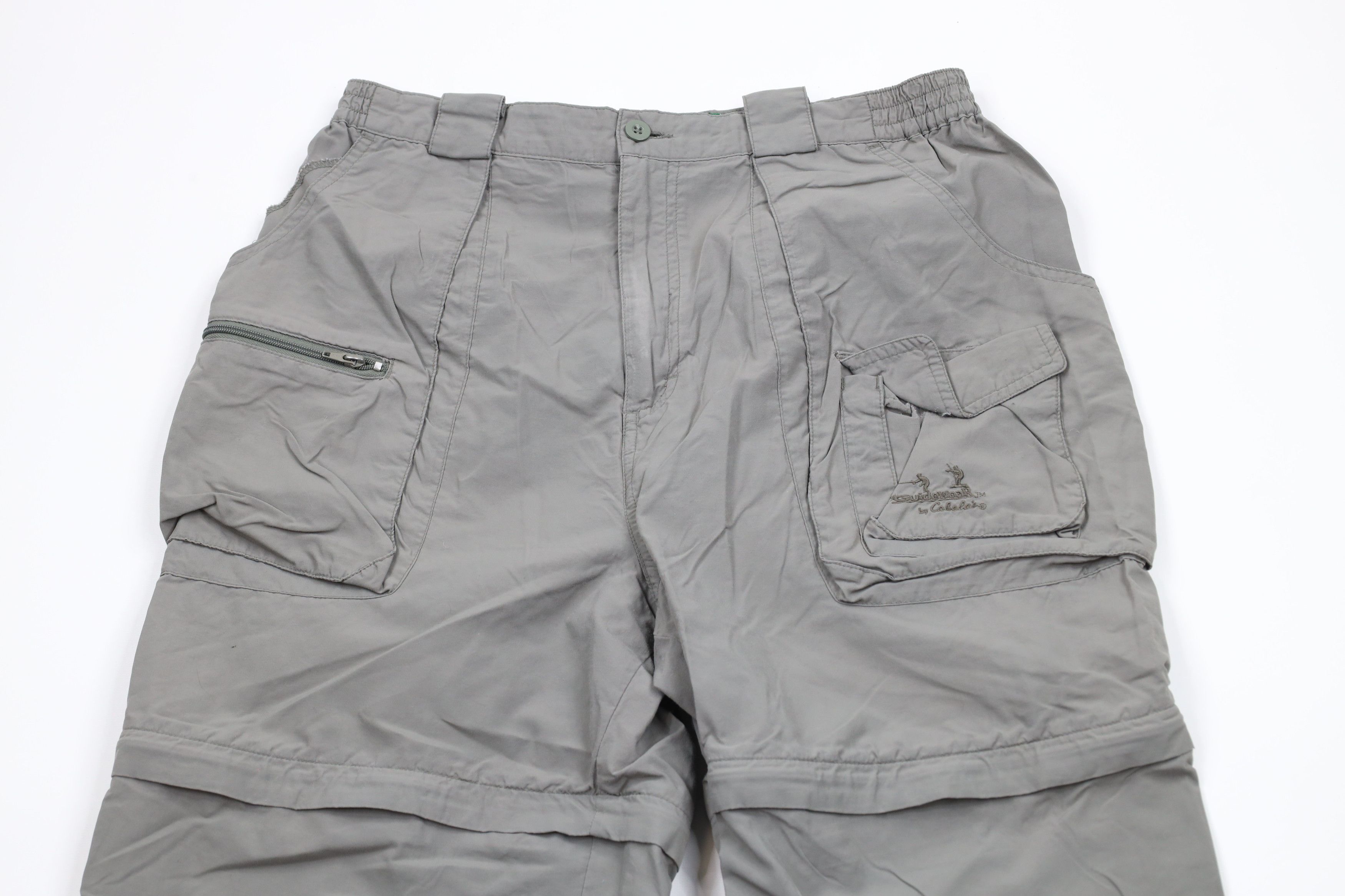 Cabelas × Vintage Vintage Cabelas Guidewear Convertible Pants Shorts Gray Size US 36 / EU 52 - 2 Thumbnail